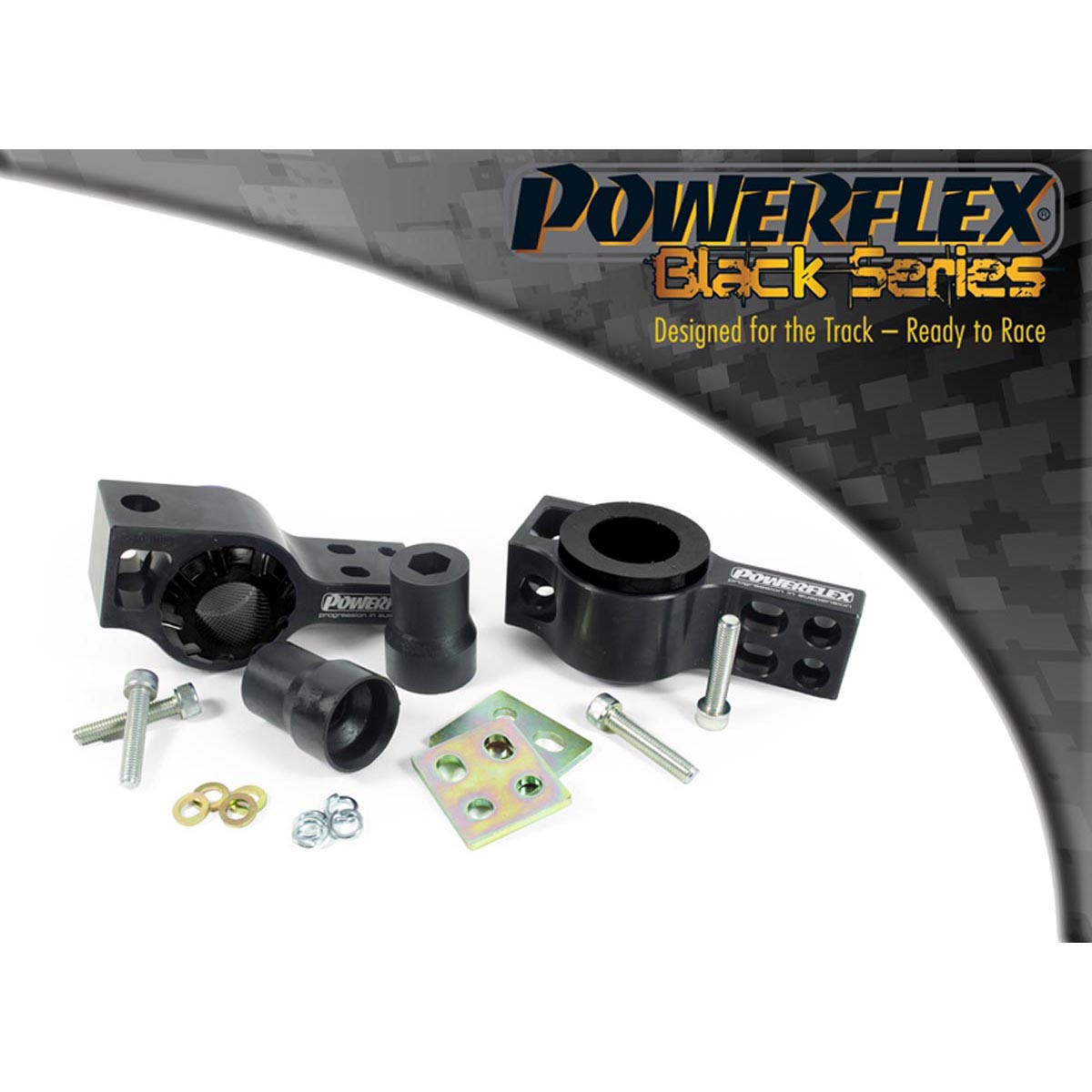 Powerflex Front Wishbone Rear Bush Anti-Lift & Caster Offset PFF85-502G-5BLK For VW Passat CC 35 (2008-2012)