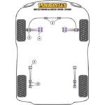 Powerflex PowerAlign Camber Bolt Kit (12mm x 60mm) PFA100-12 For Daewoo Matiz M100 & M150 (1998-2008)