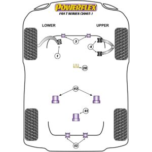 Powerflex Jack Pad Adaptor PF5-4660 For BMW 7 Series F01, F02, F03, F04 (2007 - )