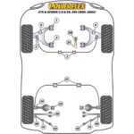 Powerflex Upper Engine Stabiliser to Chassis Bush PFF1-822 For Alfa Romeo GTV & Spider 916 2.0 & V6 (1995-2005)