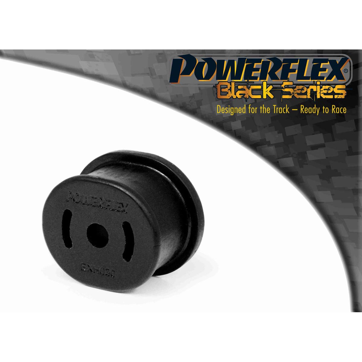 Powerflex Rear Exhaust Mount EXH030BLK For Saab 9-5 YS3E (1998-2010)