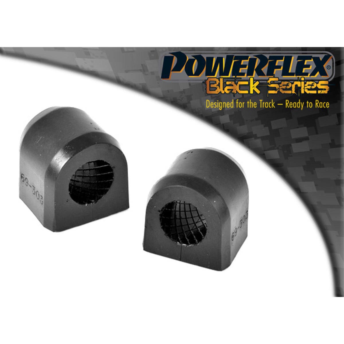 Powerflex Rear Anti Roll Bar To Chassis Bush 18mm PF69-303-18BLK For Subaru Forester SG (2002 - 2008)