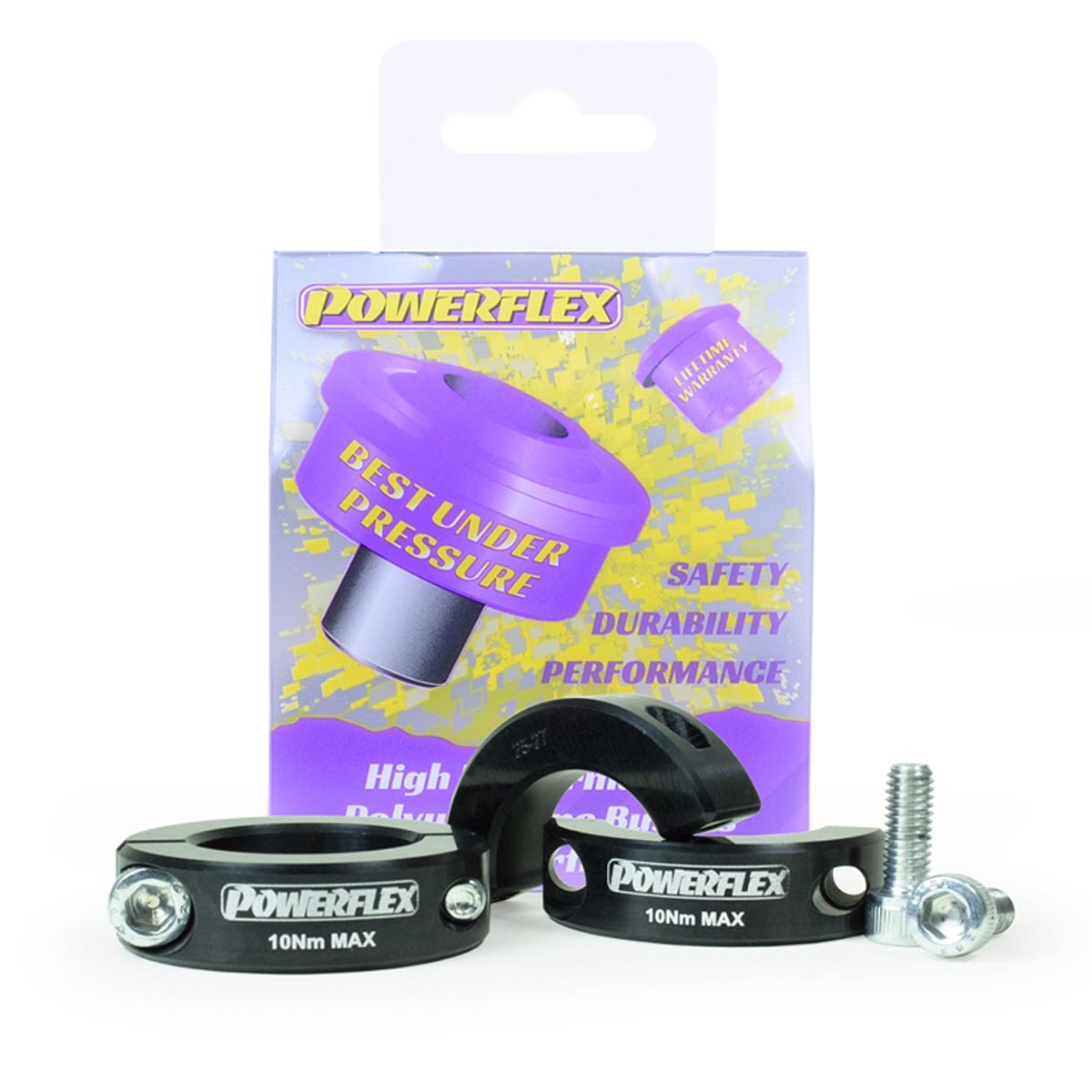 Powerflex Anti-Roll Bar Lateral Support Clamps 25-27mm PFC25-27 For Alfa Romeo Giulietta 940 (2010 -)