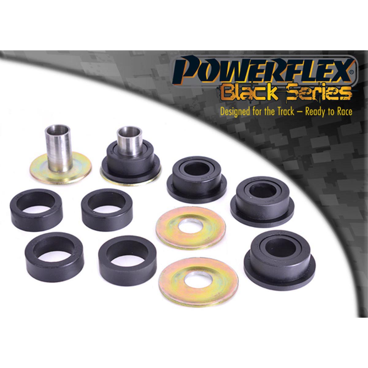 Powerflex Front Lower Wishbone Rear Bush PFF1-802BLK For Fiat Coupe (1993-2000), Brava, Bravo, Marea (1995-2001)