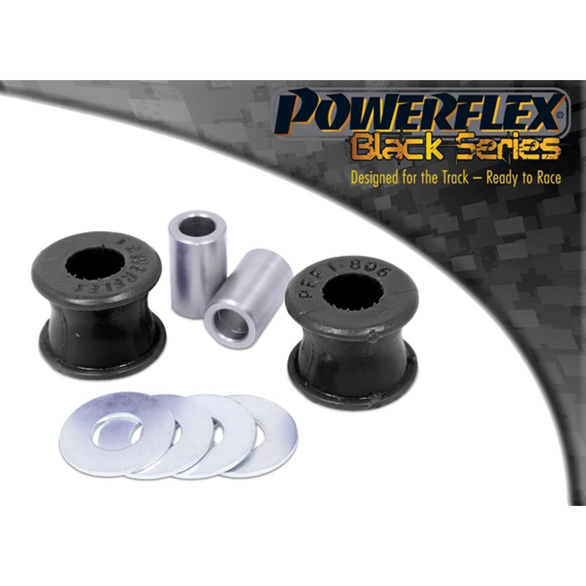 Powerflex Front Anti Roll Bar To Link Rod Bush PFF1-806BLK For Alfa Romeo GTV & Spider 916 2.0 & V6 (1995-2005)