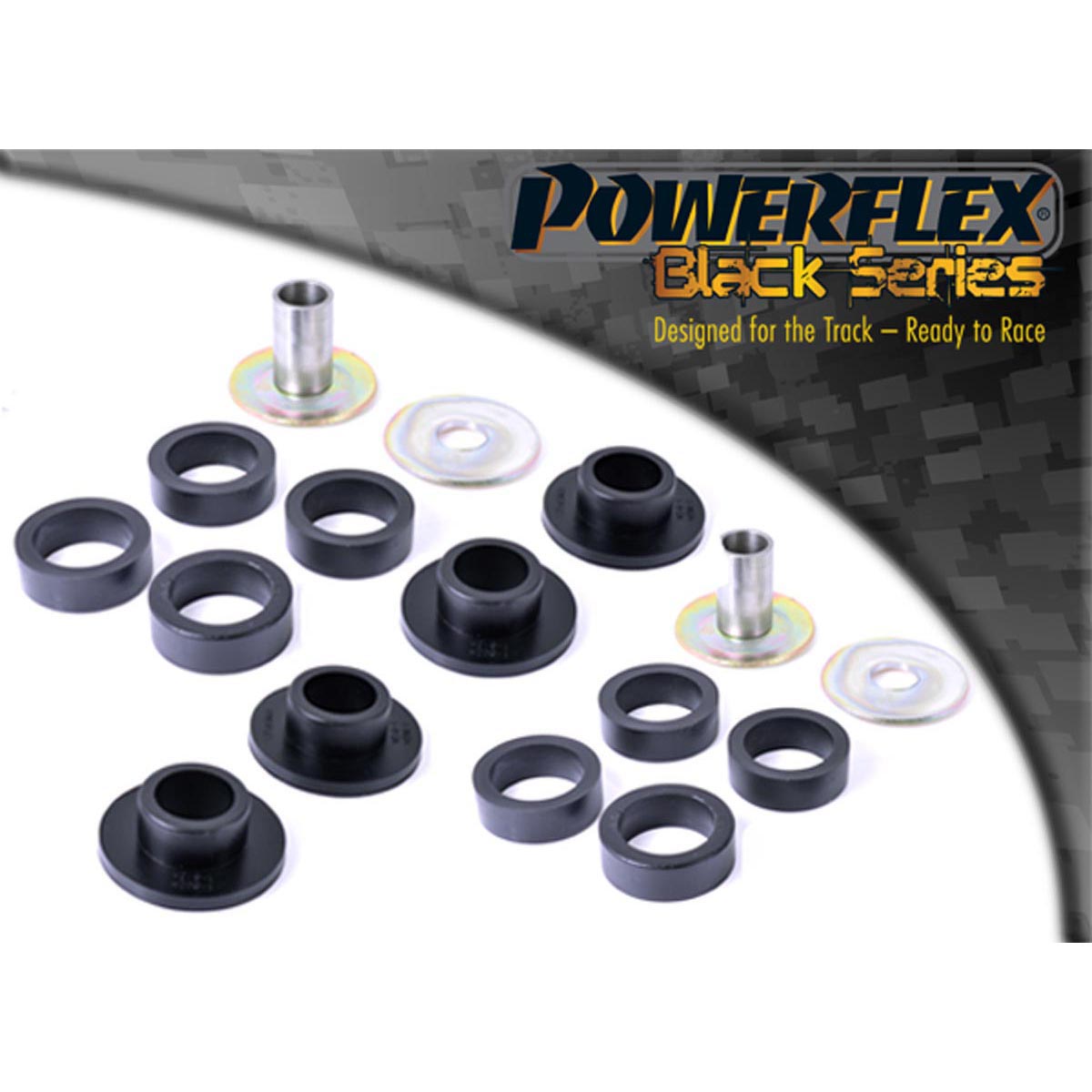 Powerflex Front Lower Wishbone Rear Bush PFF1-812BLK For Alfa Romeo 147 (2000-2010), 156 (1997-2007), GT (2003-2010)