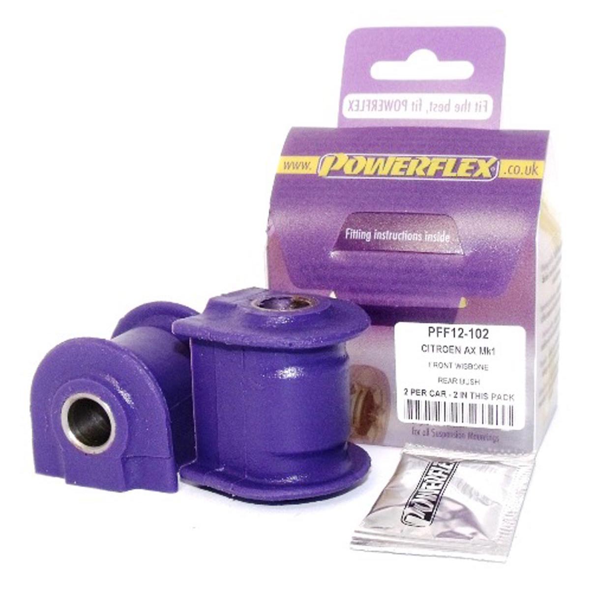 Powerflex Front Wishbone Rear Bush PFF12-102 For Citroen AX Mk1 & 2 (1986-1998)