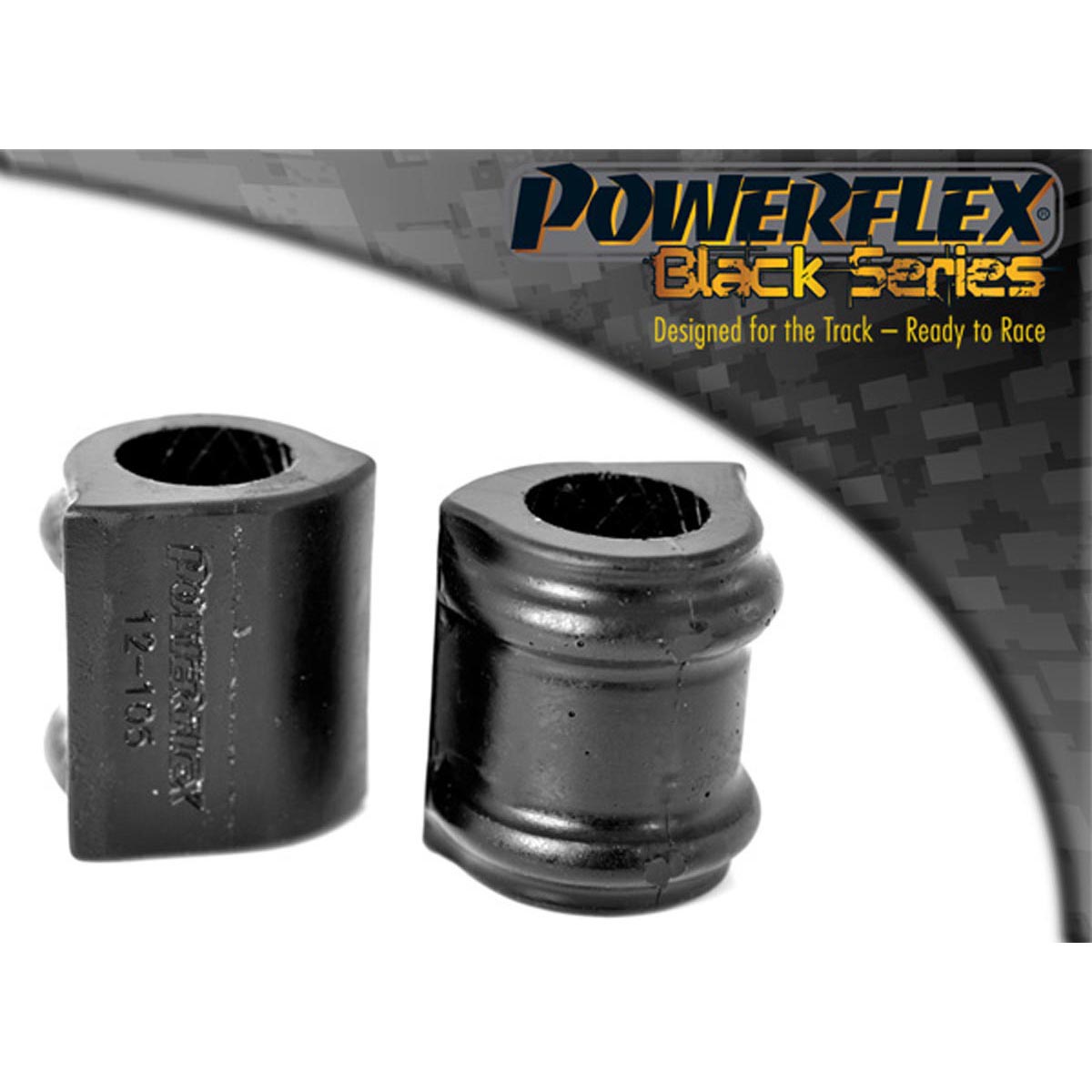 Powerflex Front Anti Roll Bar Mount (Inner) 22mm PFF12-105BLK For Peugeot 106 (1991-2003)