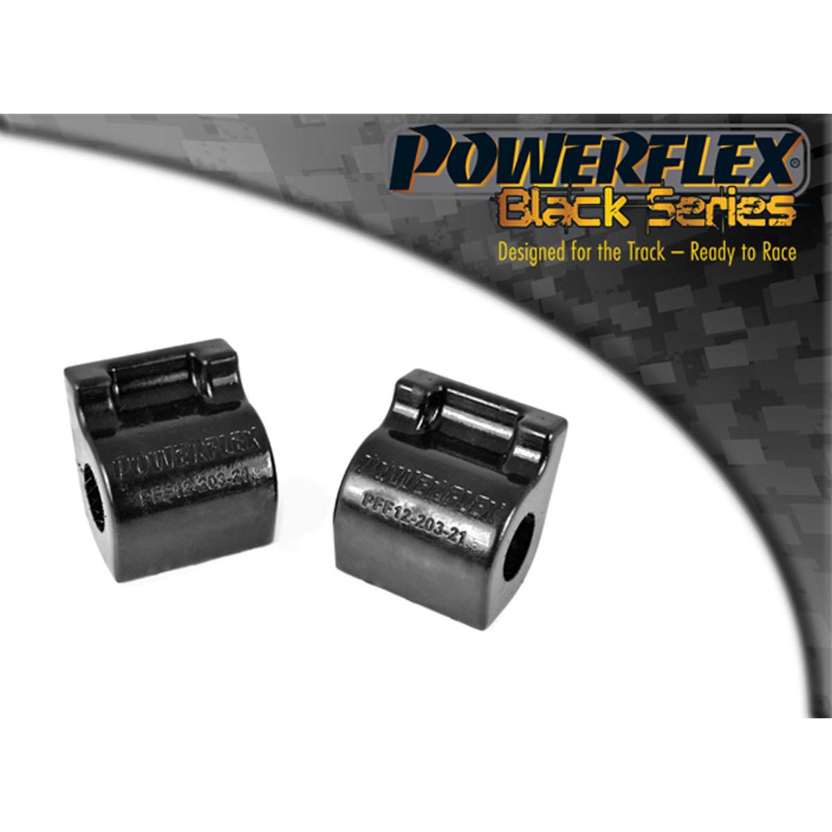 Powerflex Front Anti Roll Bar Bush 21mm PFF12-203-21BLK For Citroen C3 (2002-2010)