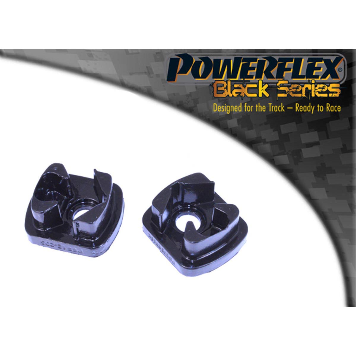 Powerflex Lower Engine Mount Insert PFF12-205BLK For Citroen C3 (2002-2010)