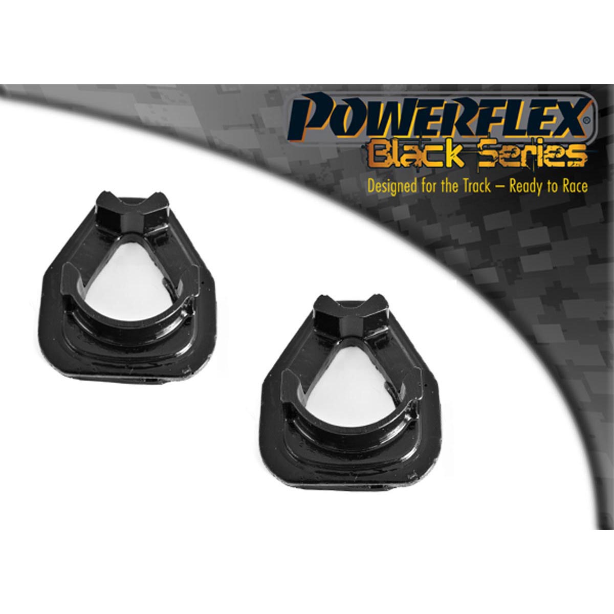 Powerflex Lower Engine Mount Insert, Abarth inc 595 PFF16-521BLK For Fiat Abarth 500/595/695 (2007-)