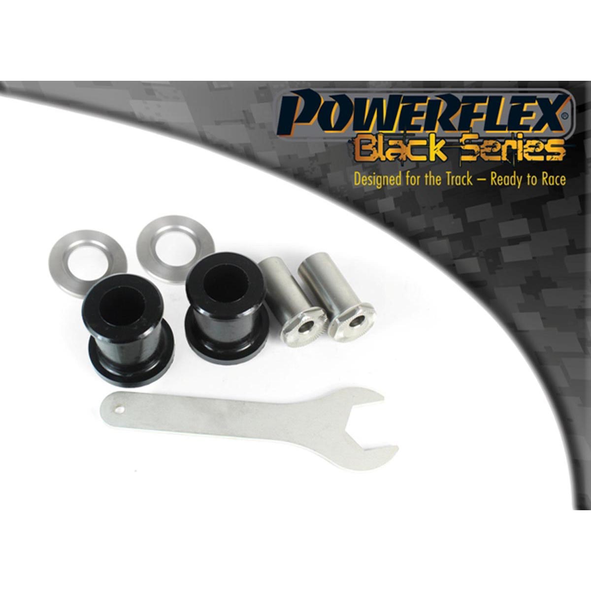 Powerflex Front Wishbone Front Bush Camber Adjustable PFF19-1101GBLK For Ford Fiesta Mk6 inc ST (2002-2008)