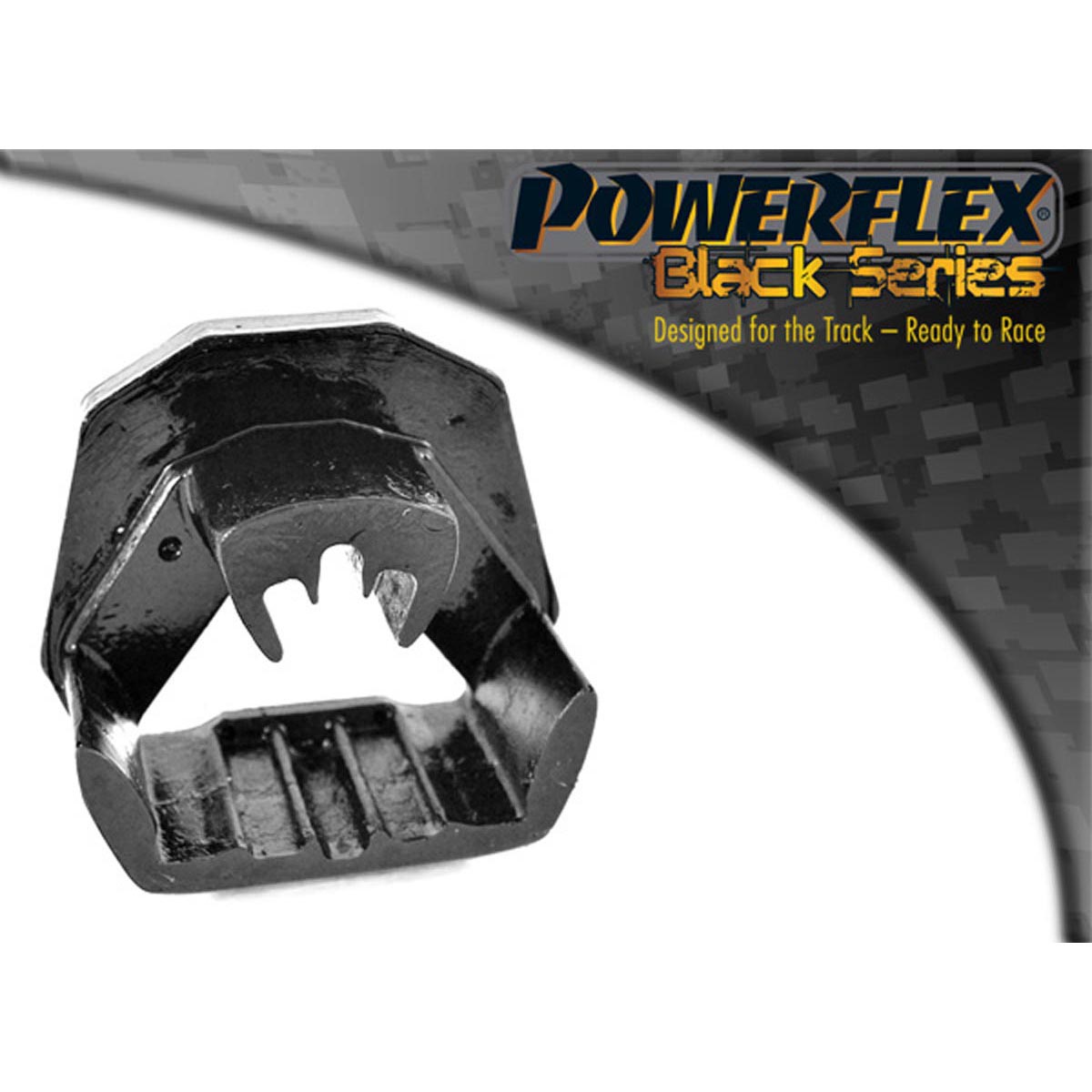 Powerflex Lower Engine Mount Insert PFF19-1220BLK For Volvo S40 (2004 - 2012)