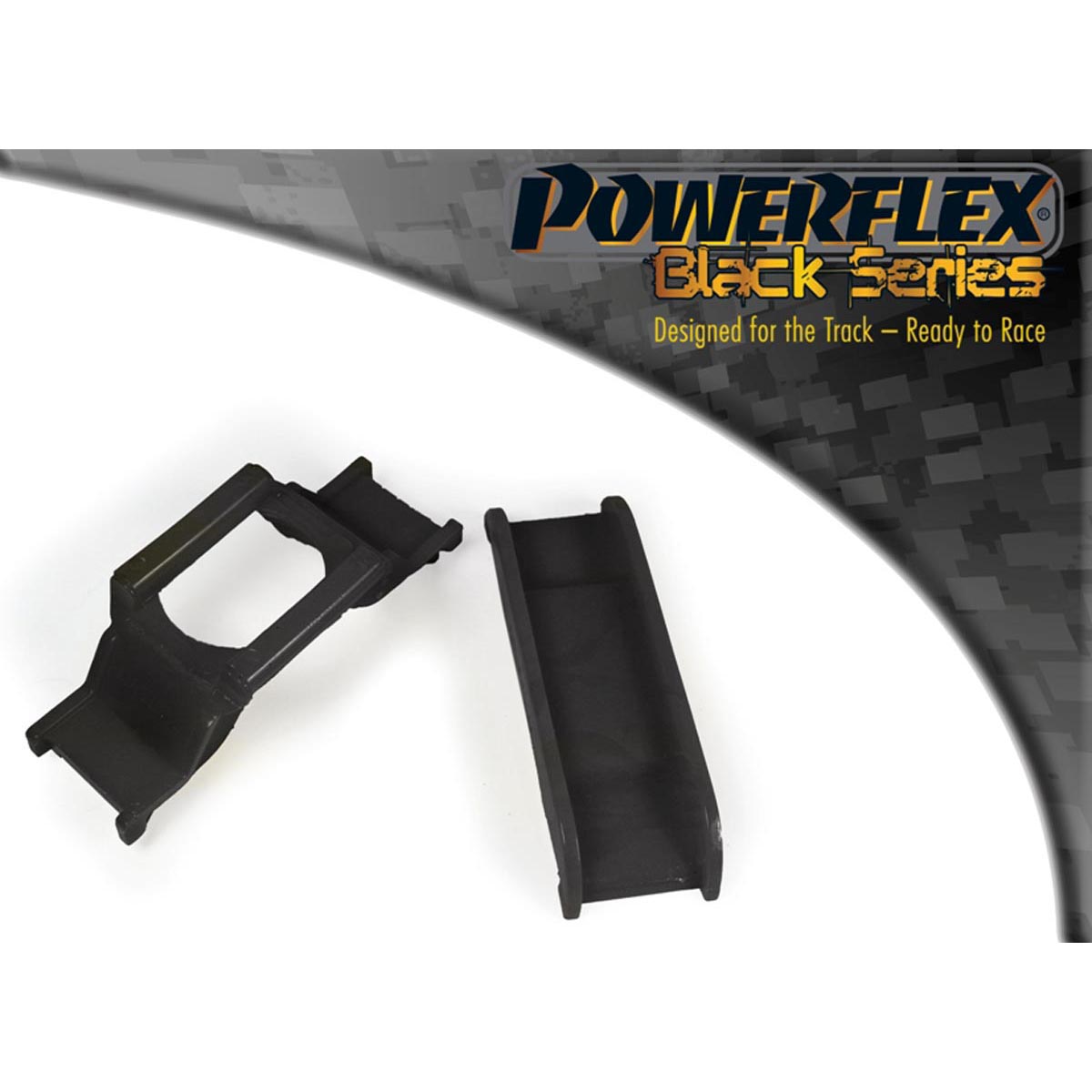 Powerflex Front Upper Right Engine Mount Insert PFF19-1225BLK For Volvo V50 (2004 - 2012)