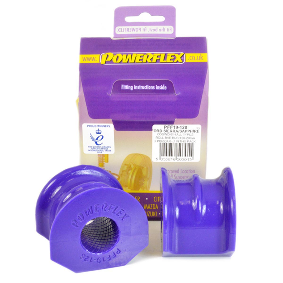 Powerflex Front Anti Roll Bar Mounting Bush 28mm PFF19-128 For Ford Granada Scorpio All Types (1985-1994)