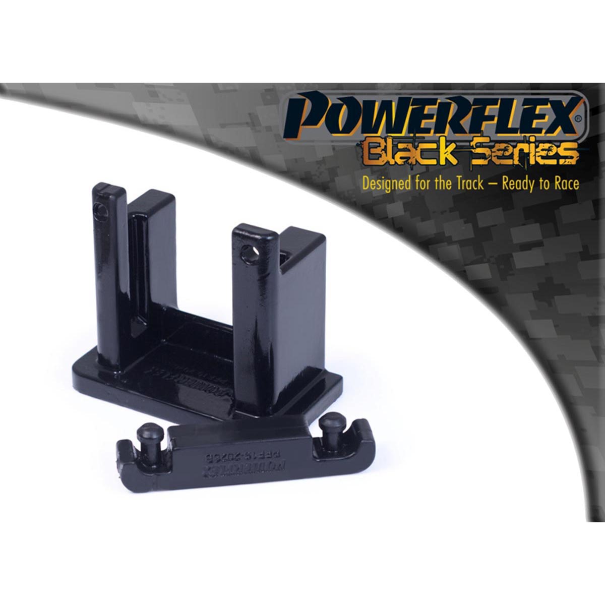 Powerflex Upper Transmission Mount Insert PFF19-2026BLK For Ford Fiesta Mk7 Facelift Incl. ST (2012 - 2017)