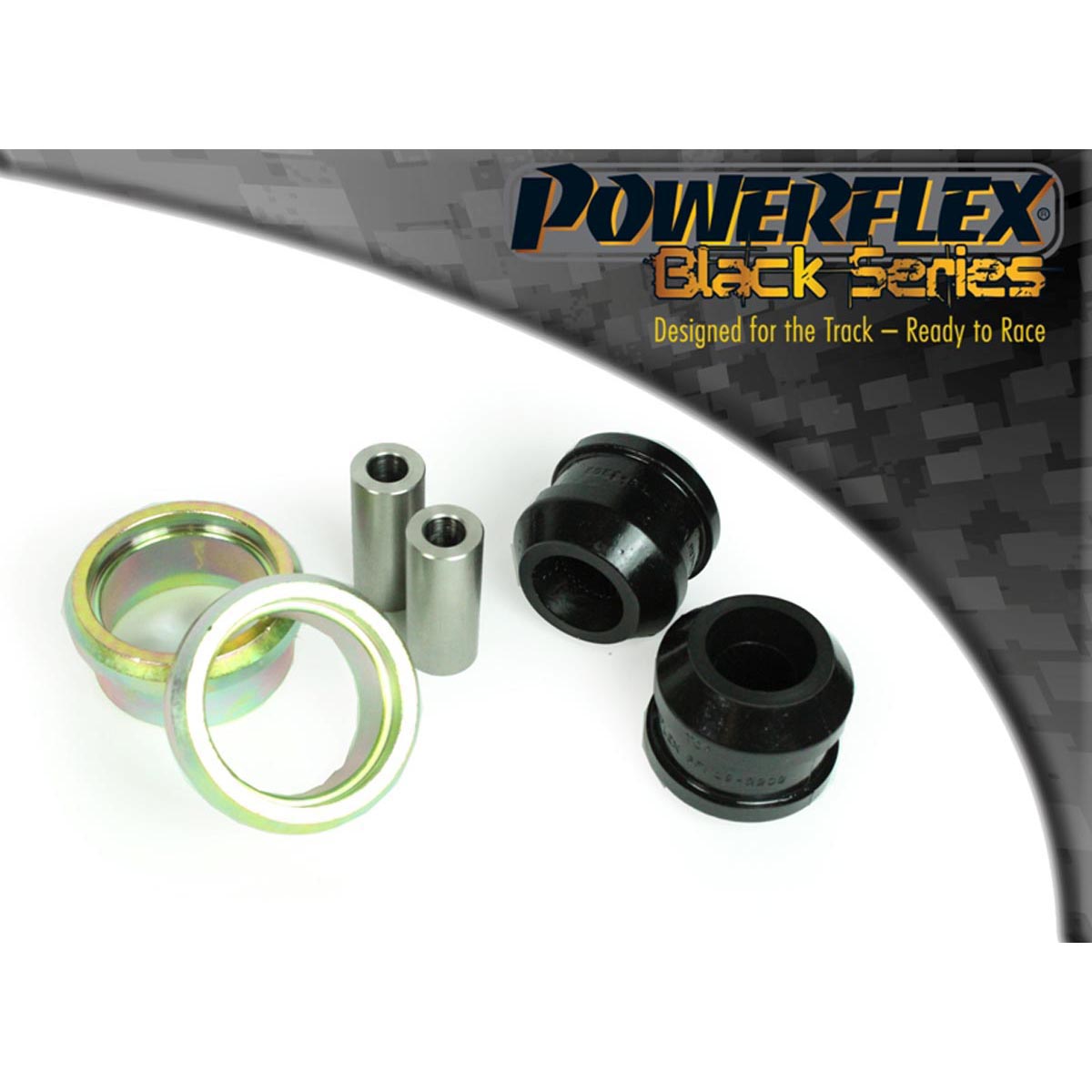 Powerflex Front Wishbone Rear Bush PFF19-2202BLK For Ford Fiesta Mk7 Facelift Incl. ST (2012 - 2017)