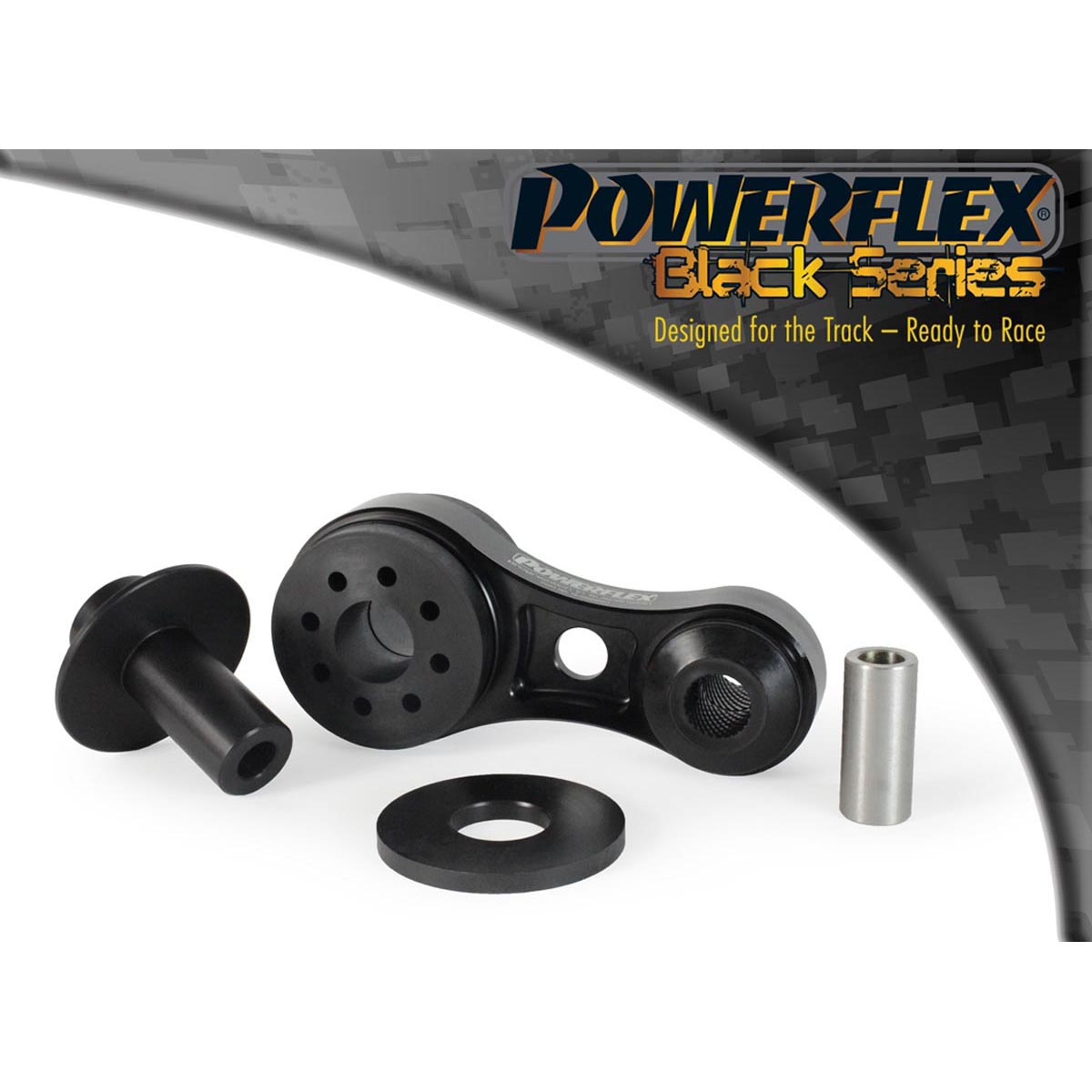 Powerflex Lower Torque Mount, Track Use PFF19-2223BLK For Ford Fiesta MK8 (2017 - ON)