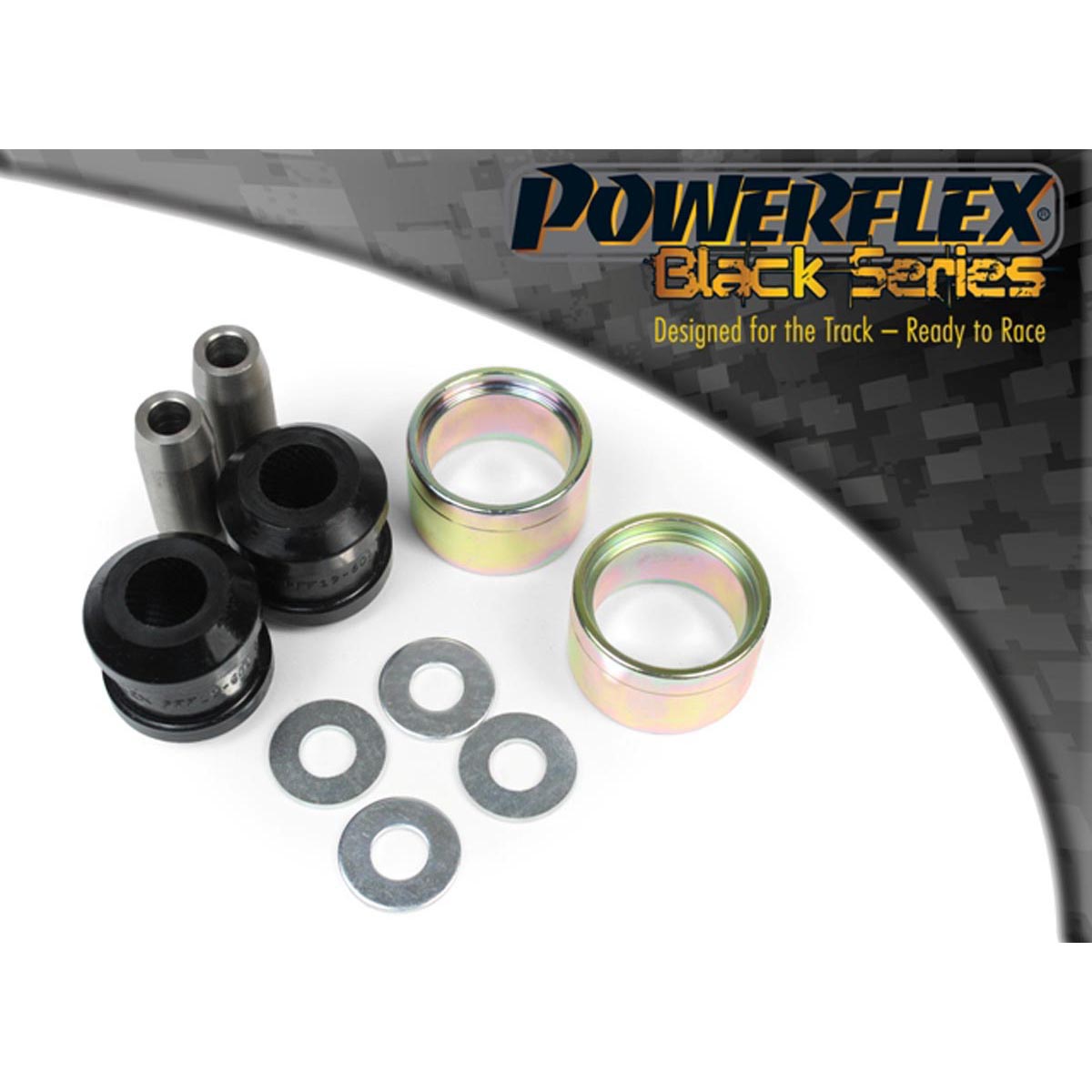 Powerflex Front Wishbone Rear Bush 46.5mm PFF19-601BLK For Ford Escort MK5,6 & 7 inc RS2000, Orion Mk3 (1990-2001)