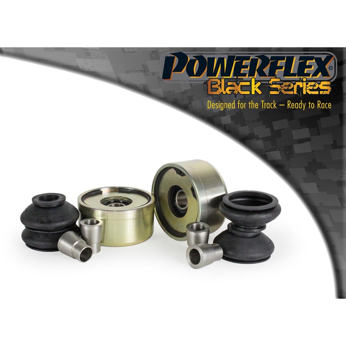 Powerflex Front Wishbone Lower Rear Bush PFF19-702BLK For Ford Fiesta Mk4 (1995 - 1999) & Mk5 (1999 - 2002)