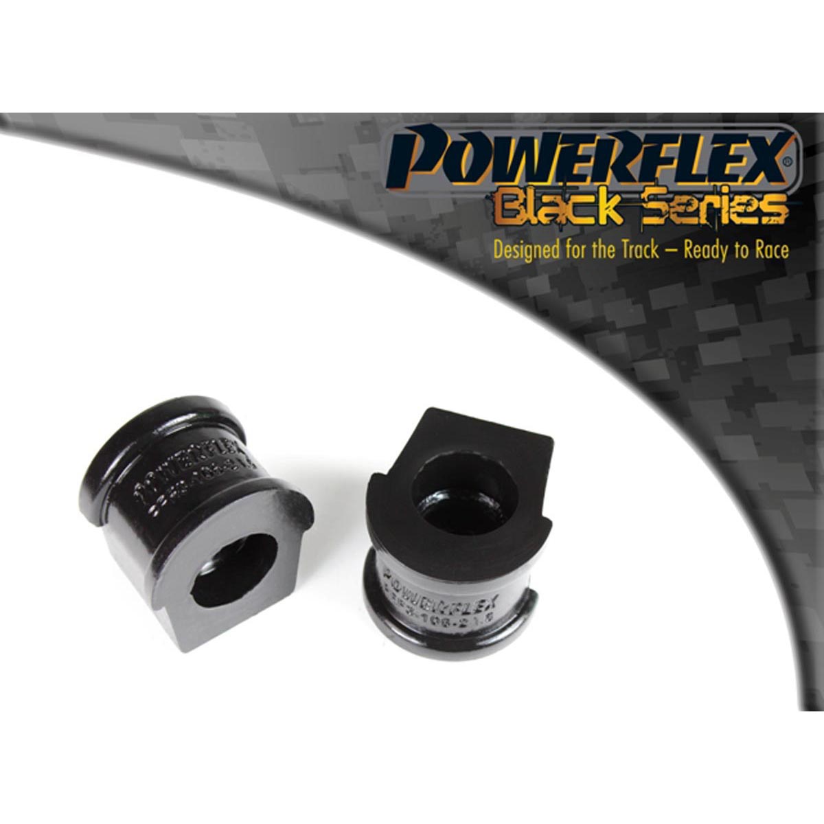 Powerflex Front Anti Roll Bar To Control Arm Bush PFF3-106-21.5BLK For Audi 80, 90 Quattro inc Avant (1992-1996), S2 inc Avant B4, RS2 B4 (1994-1996)