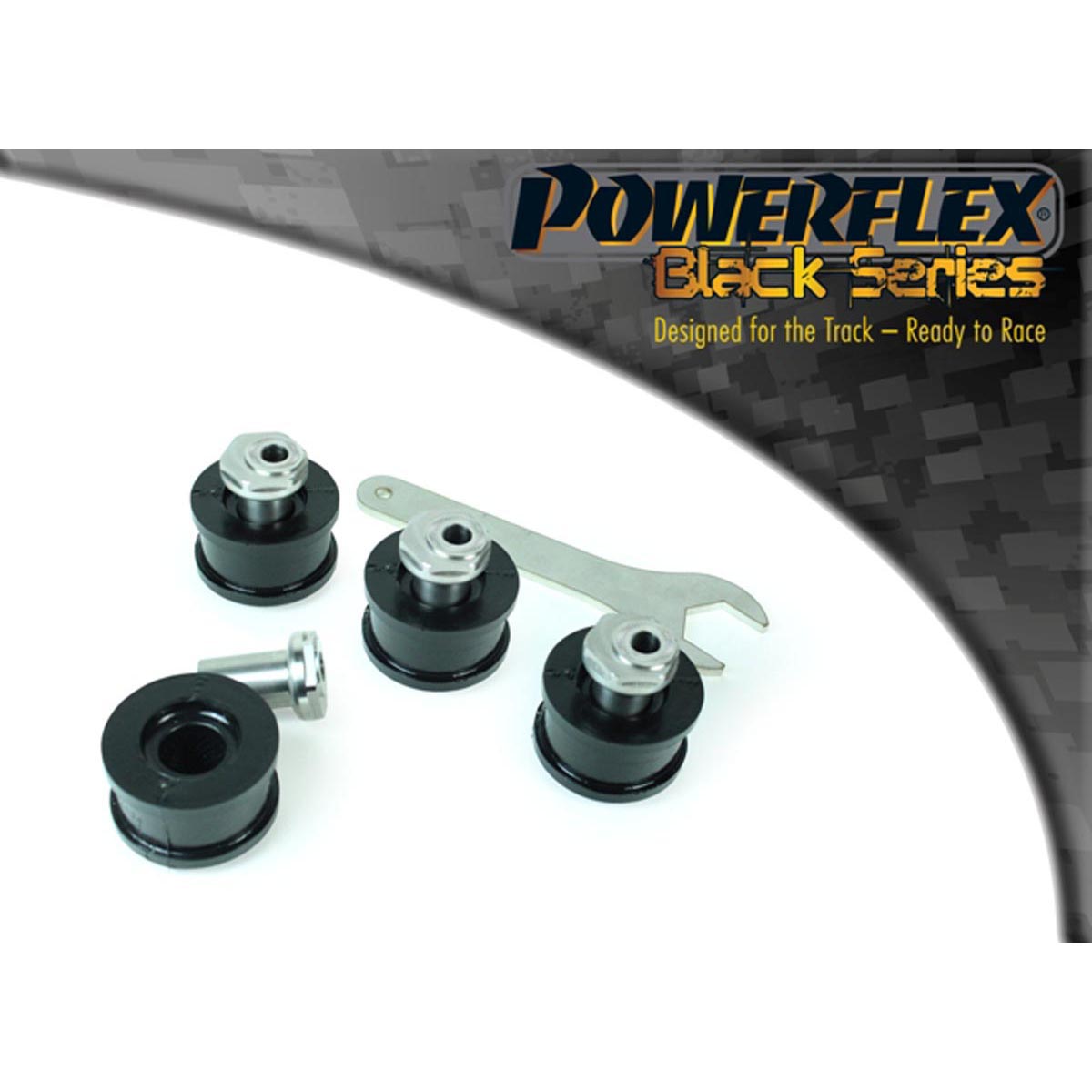 Powerflex Front Upper Control Arm Bush - Camber Adj PFF3-203GBLK For Audi A4 Avant 2WD (1995-2001)