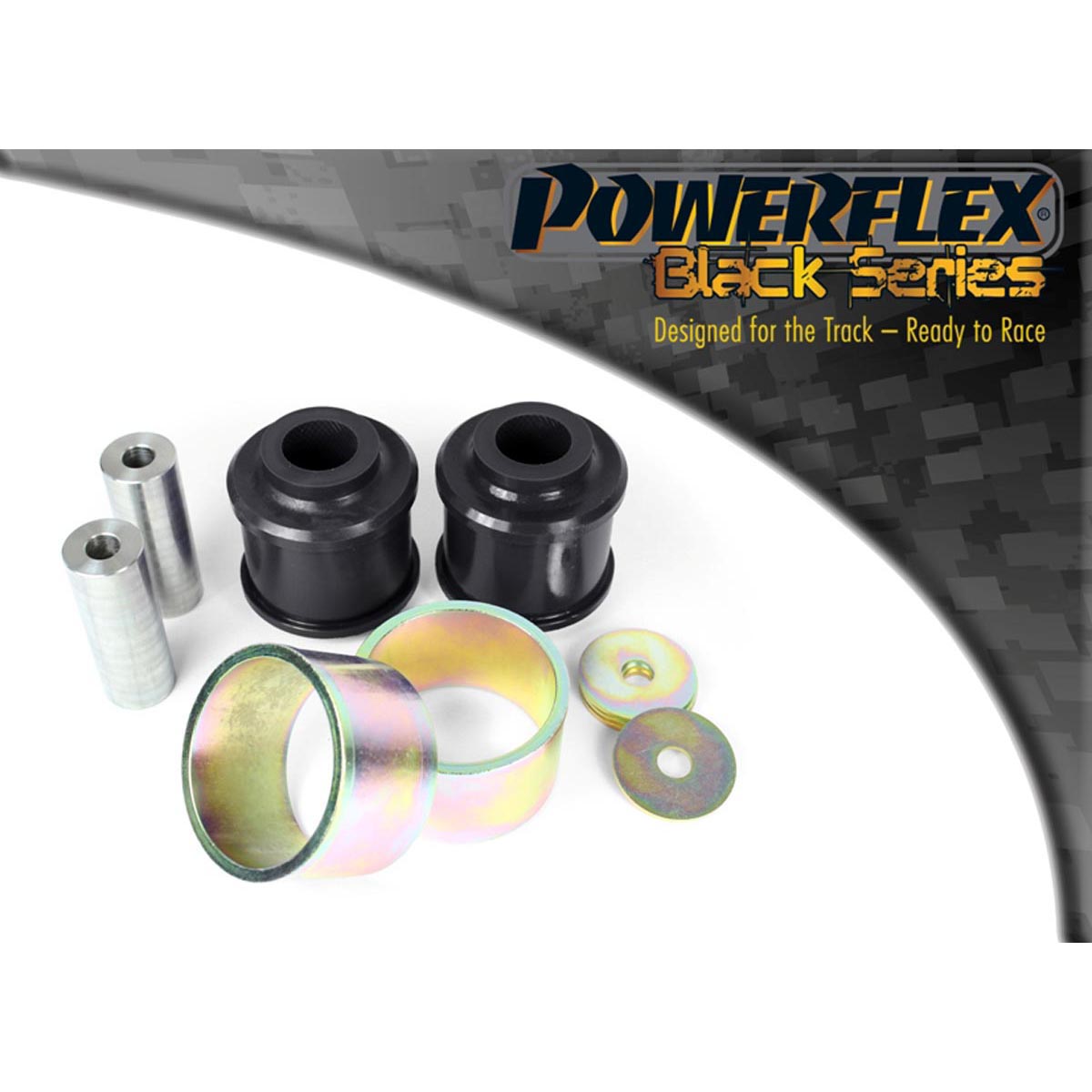 Powerflex Front Lower Radius Arm to Chassis Bush PFF3-702BLK For Audi S6 (2012 - 2018)