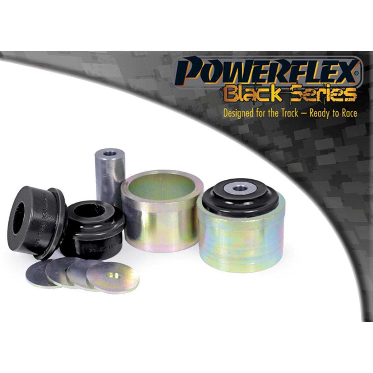 Powerflex Front Lower Radius Arm to Chassis Bush PFF3-802BLK For Audi A5 (2007-2016)