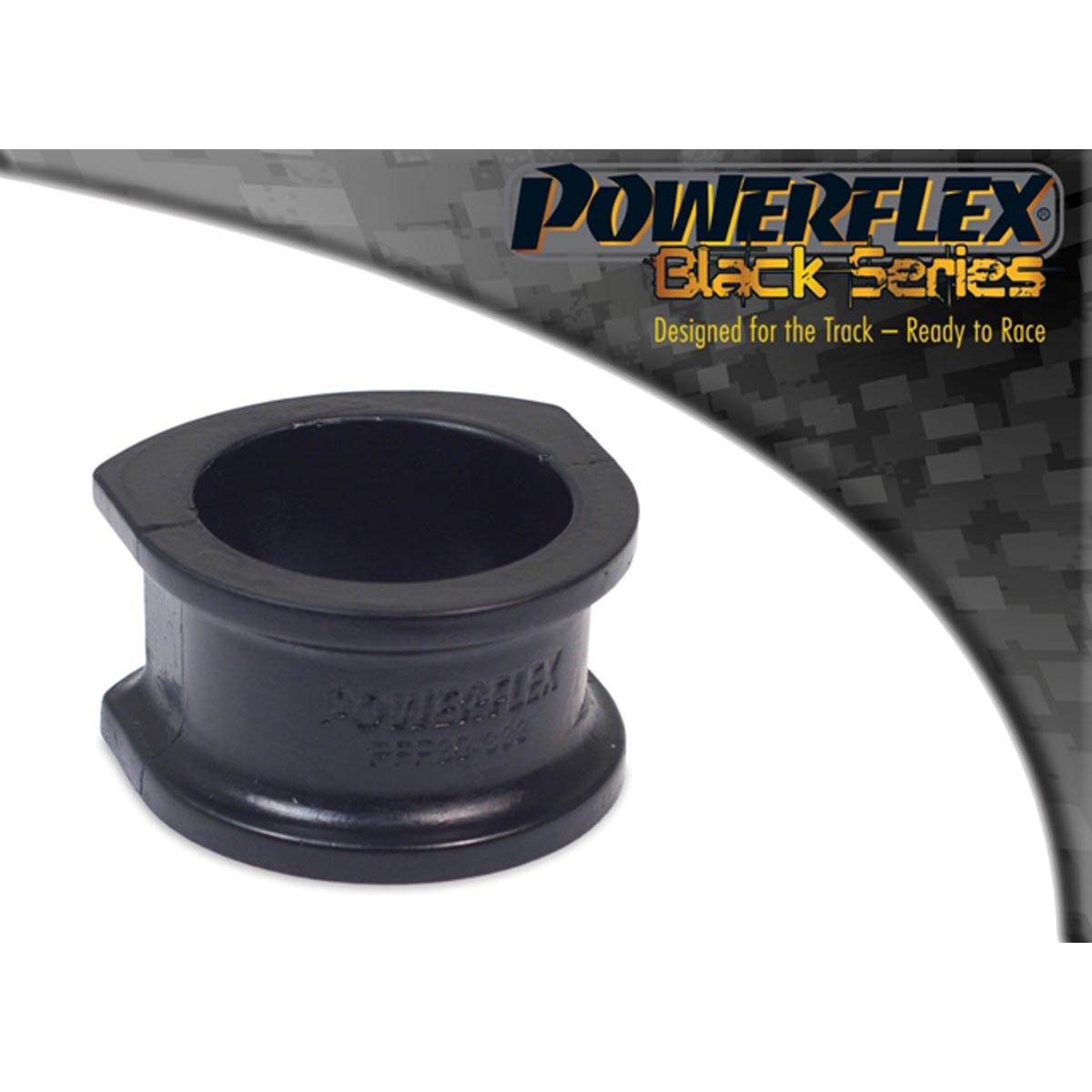 Powerflex Steering Rack Mounting Bush (Right) PFF30-333BLK For Lancia Delta 1600 GT & HF Turbo 2WD (1986-1992)