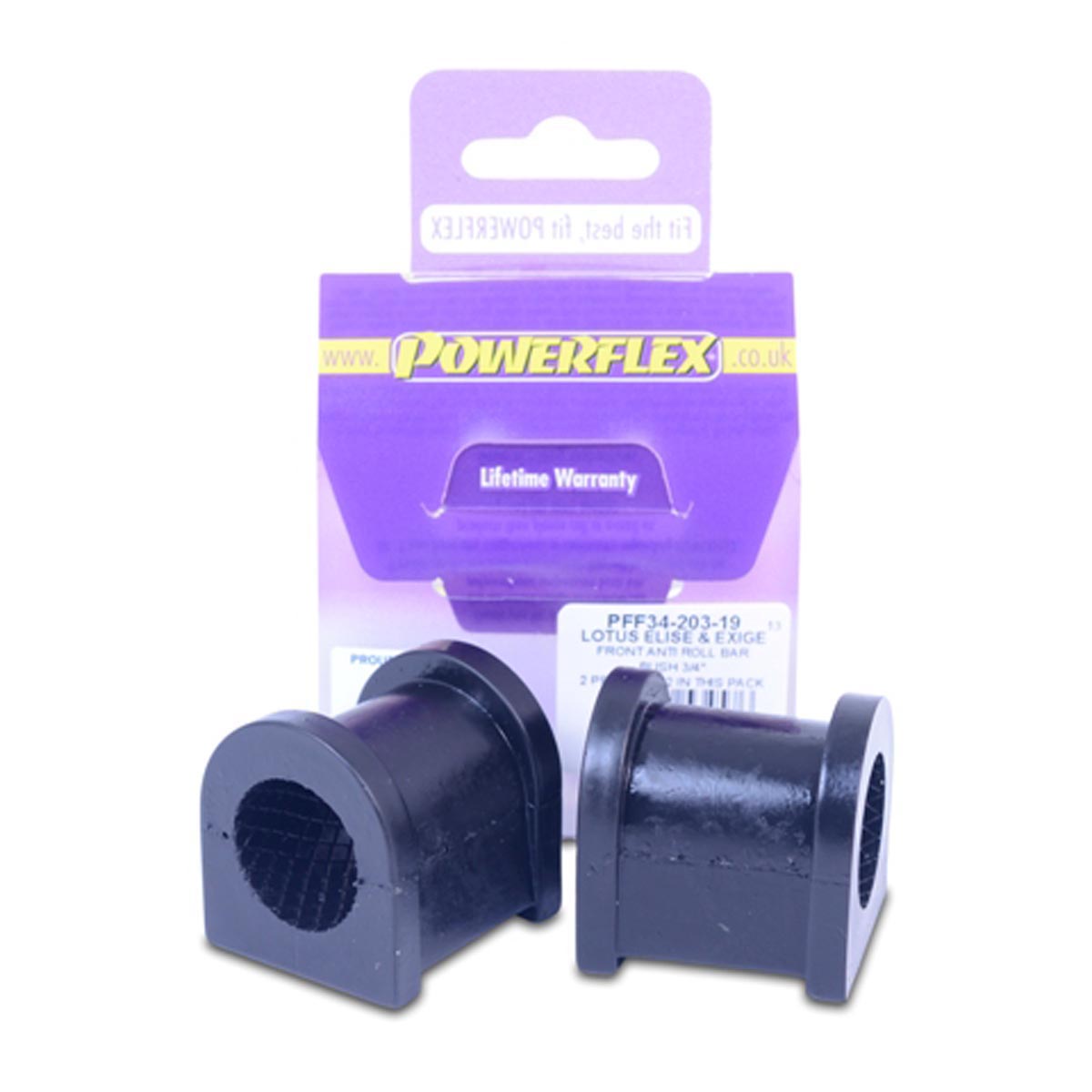 Powerflex Front Anti Roll Bar Bush 19mm PFF34-203-19 For Lotus Elise Series 1 (1996-2001)