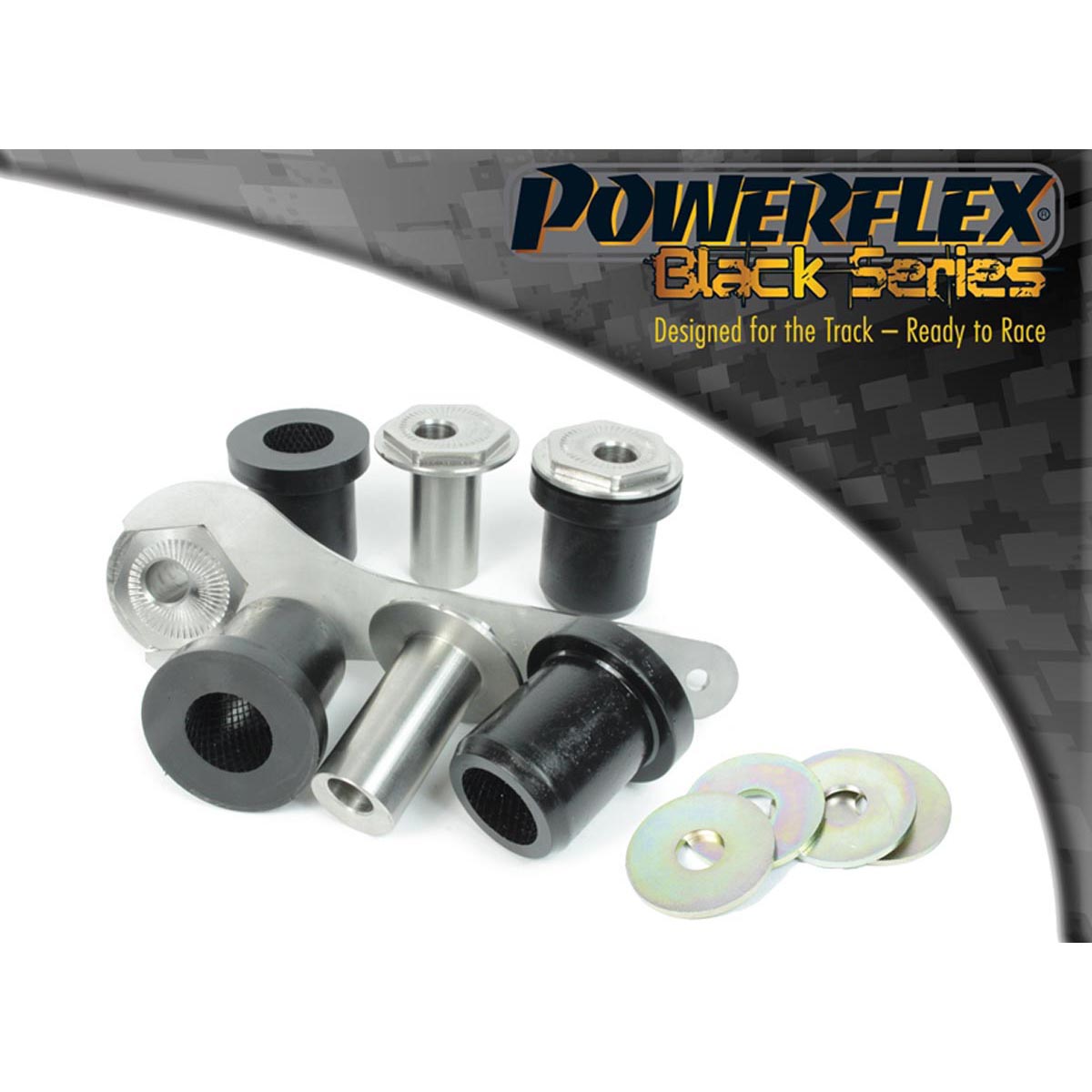 Powerflex Front Upper Wishbone Bush Camber Adjustable PFF36-403GBLK For Mazda MX-5, Miata, Eunos Mk3 NC (2005-2015)