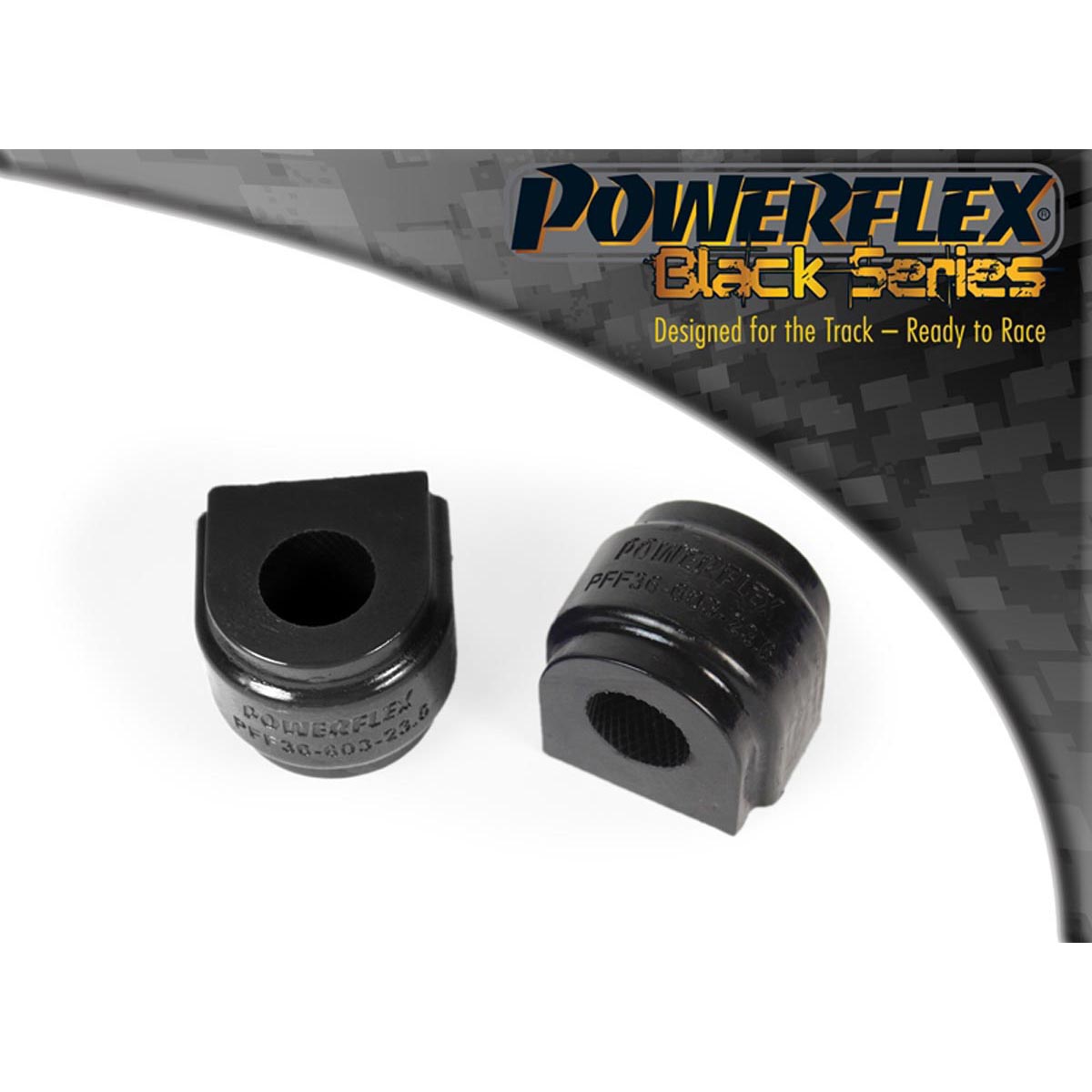 Powerflex Front Anti Roll Bar Bush PFF36-603-23.6BLK For Fiat 124 Spider incl. Abarth (2016 on)