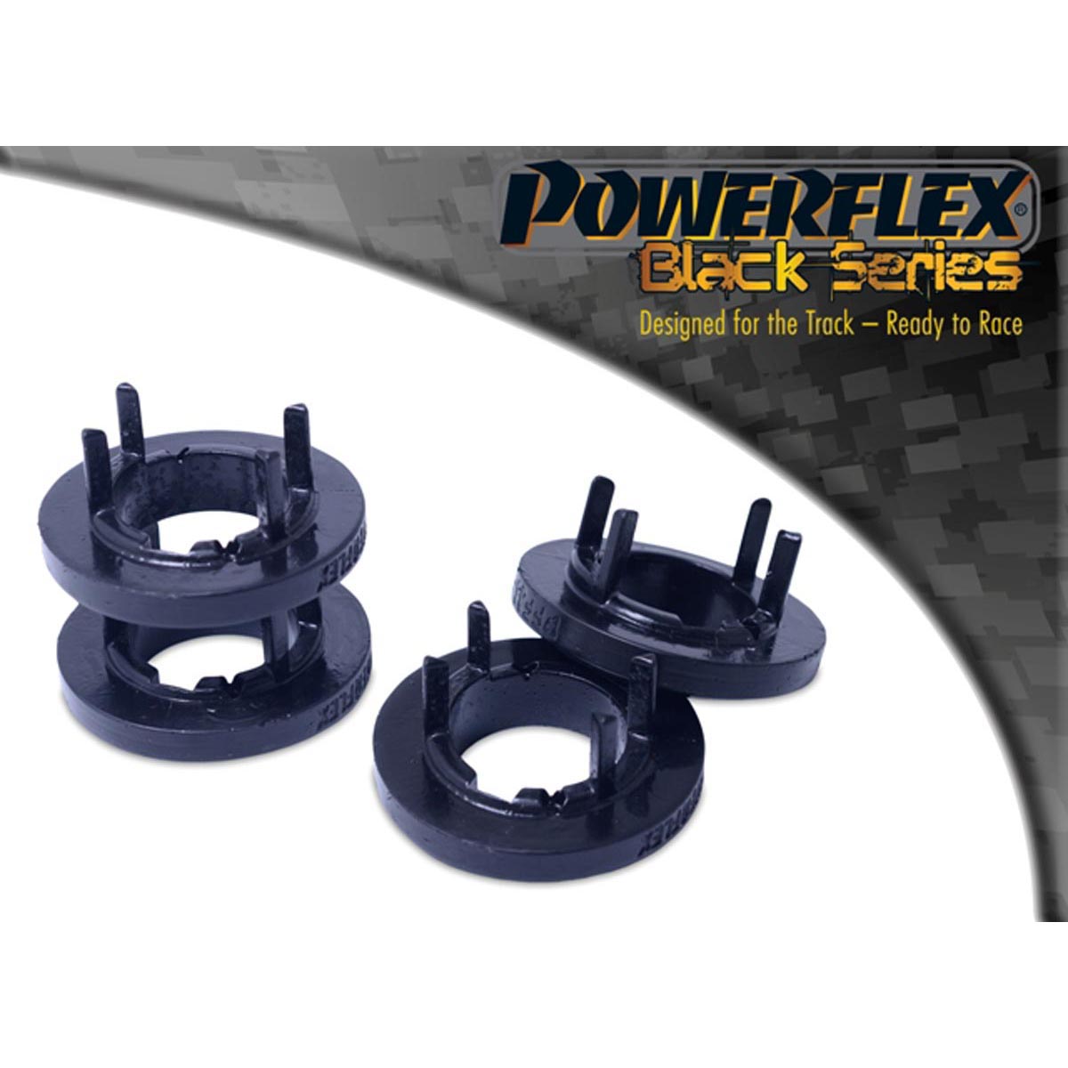 Powerflex Front Lower Arm Rear Bush Insert PFF36-605BLK For Fiat 124 Spider incl. Abarth (2016 on)