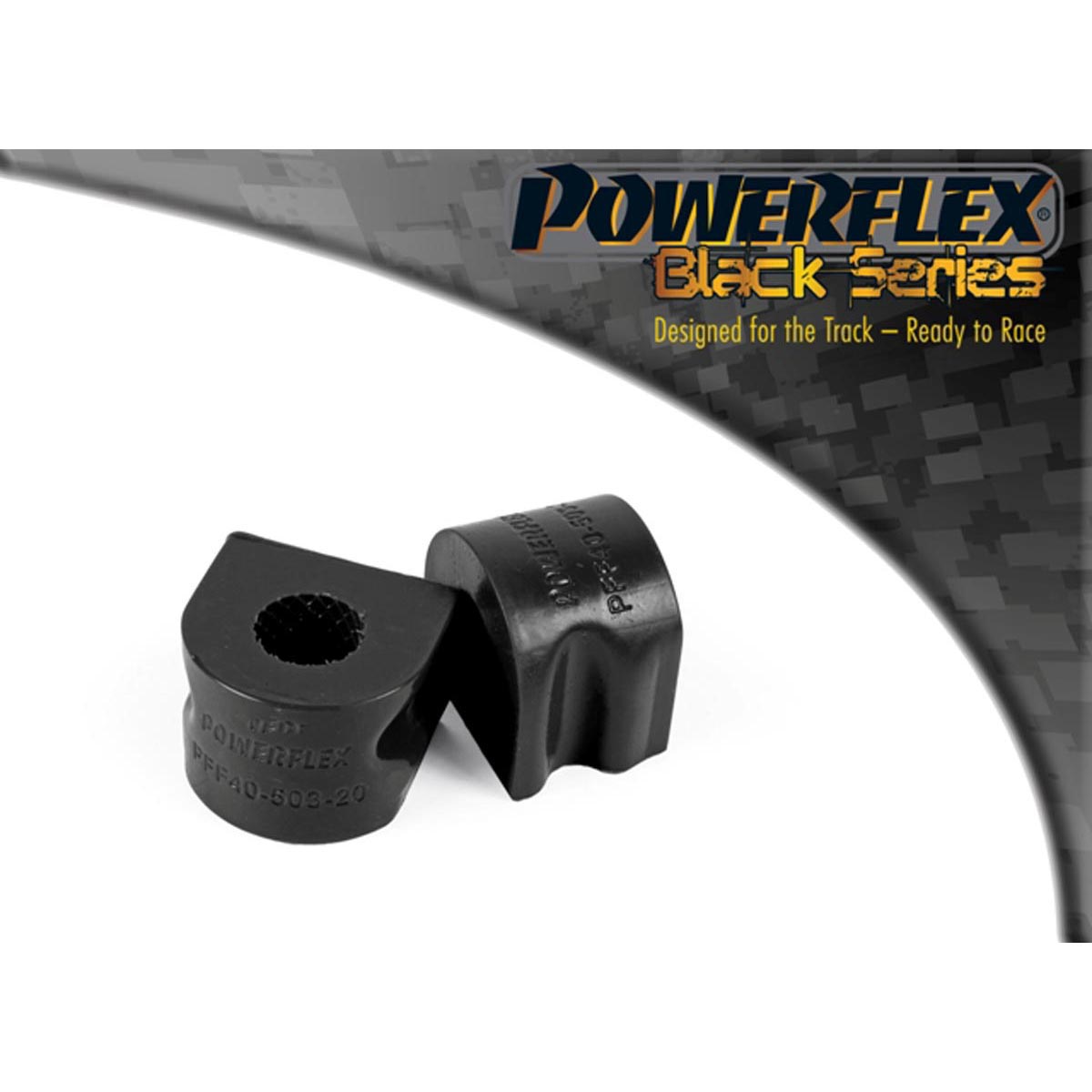 Powerflex Front Anti Roll Bar Inner Bush 20mm PFF40-503-20BLK For Mercedes-Benz C-CLASS W203/S203 (2000-2007)