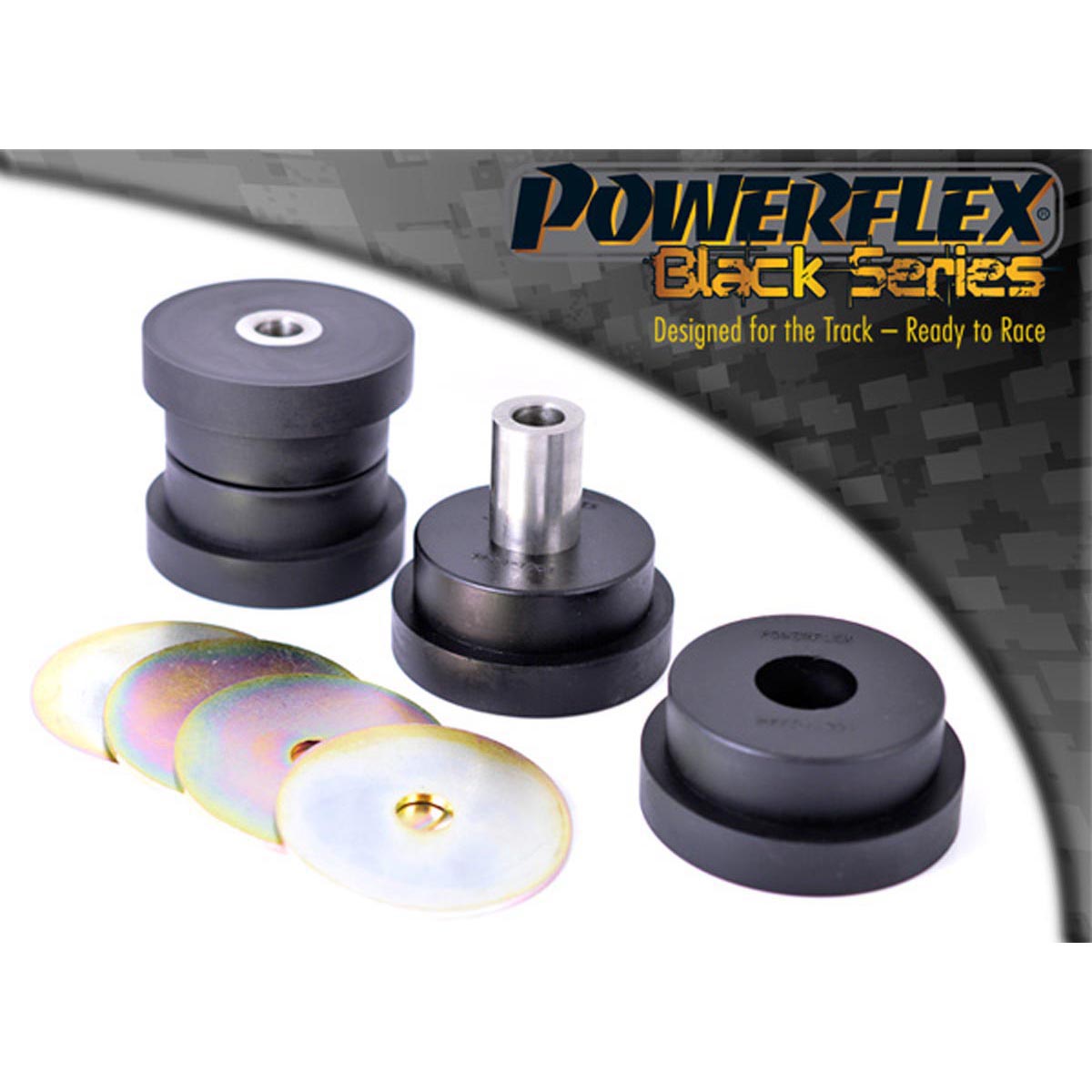 Powerflex Front Trailing Arm Rear Bush PFF5-1001BLK For BMW 7 Series E38 (1994 - 2002)