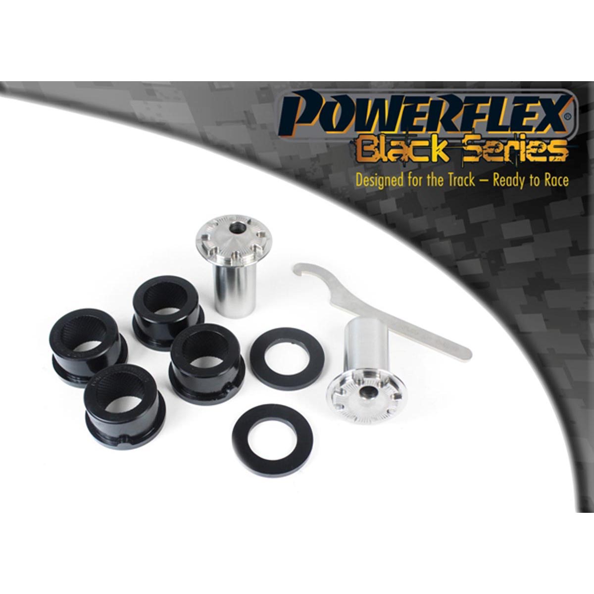 Powerflex Front Arm Front Bush Camber Adjustable PFF5-1301GBLK For BMW 1 Series F52 Sedan (2017 -)