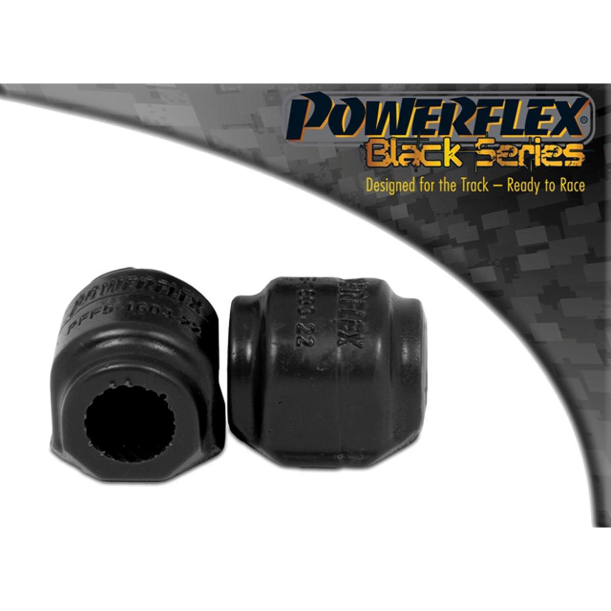 Powerflex Front Anti Roll Bar Bush 22mm PFF5-1603-22BLK For BMW 3 Series E21 (1978 - 1983)