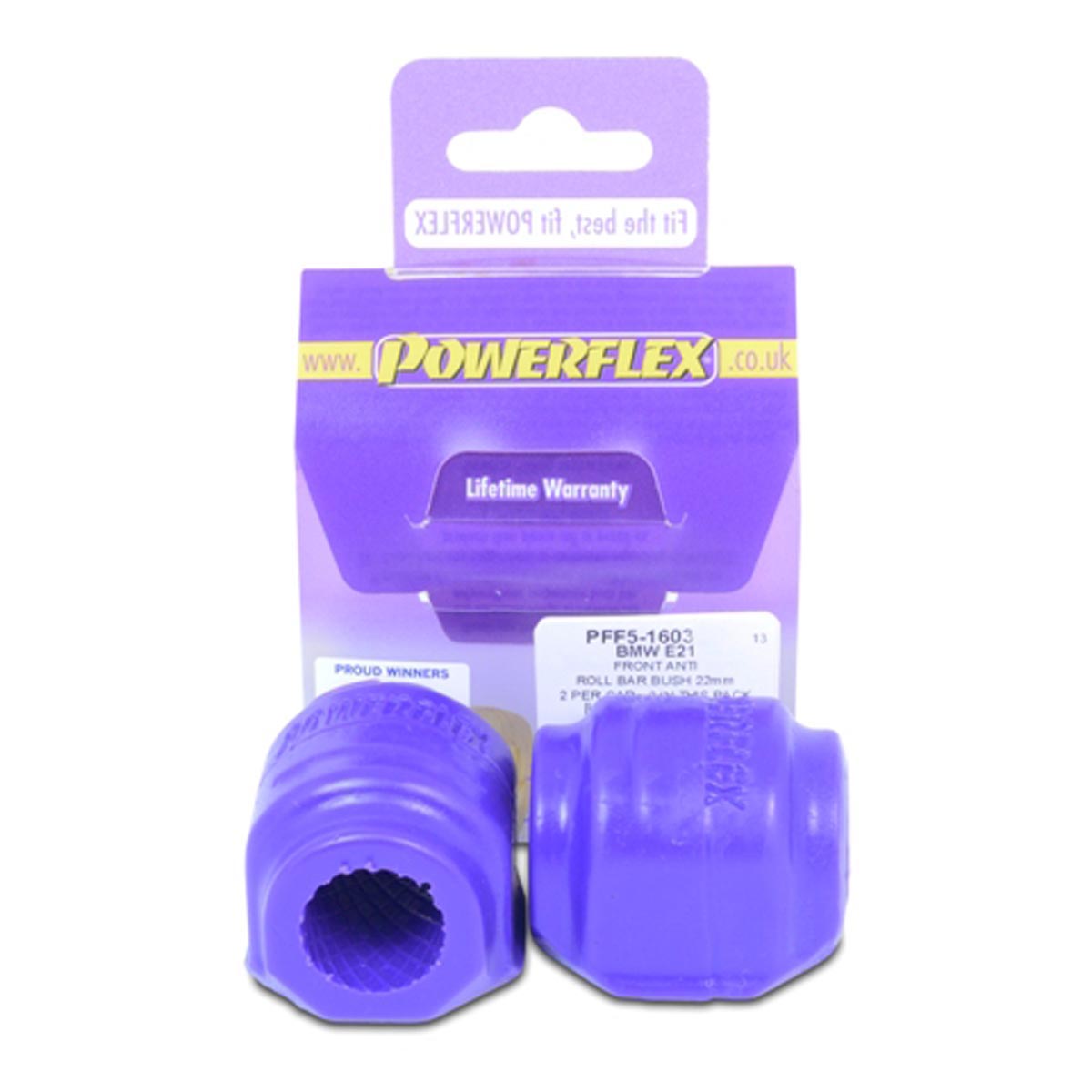 Powerflex Front Anti Roll Bar Bush 23.5mm PFF5-1603-23.5 For BMW 3 Series E21 (1975 - 1978)