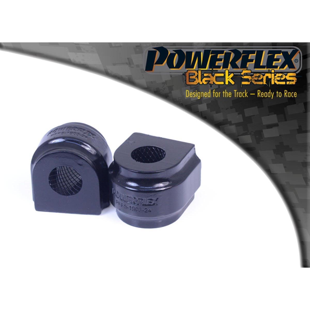 Powerflex Front Anti Roll Bar Bush 23.6mm PFF5-1903-23.6BLK For BMW 3 Series F30, F31, F34, F80 (2011 - 2018) Sedan / Touring xDrive