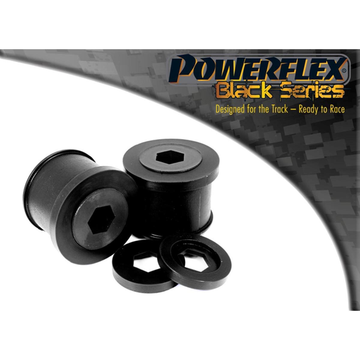 Powerflex Front Wishbone Rear Bush PFF5-201BLK For Mini R56/57 Gen 2 (2006 - 2013)