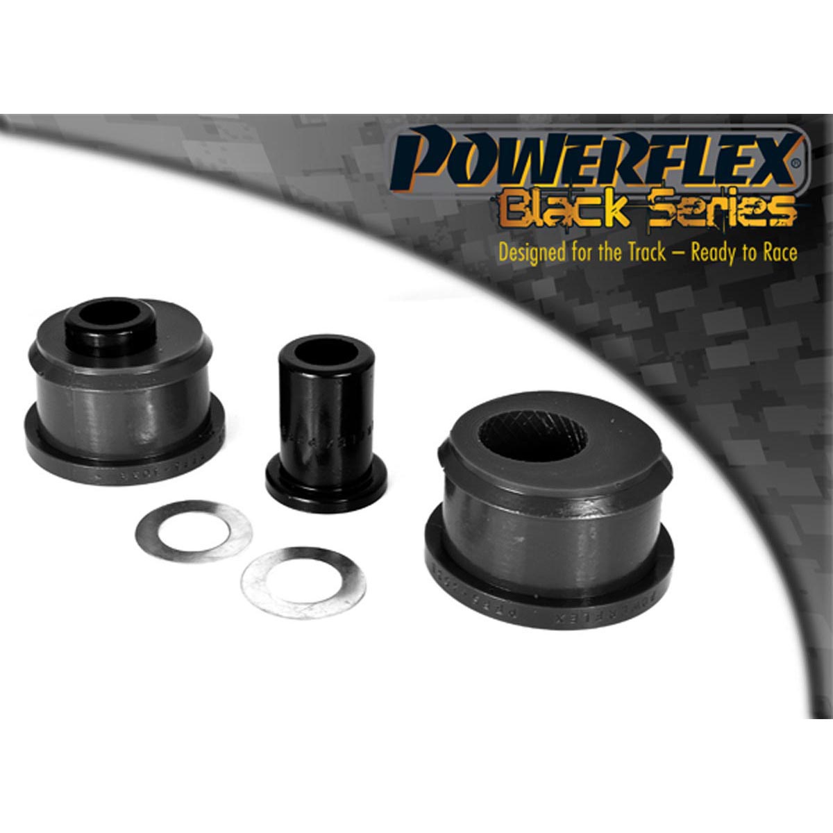 Powerflex Front Lower Wishbone Rear Bush Caster Offset PFF5-303BLK For BMW 3 Series E36 Compact (1993-2000)