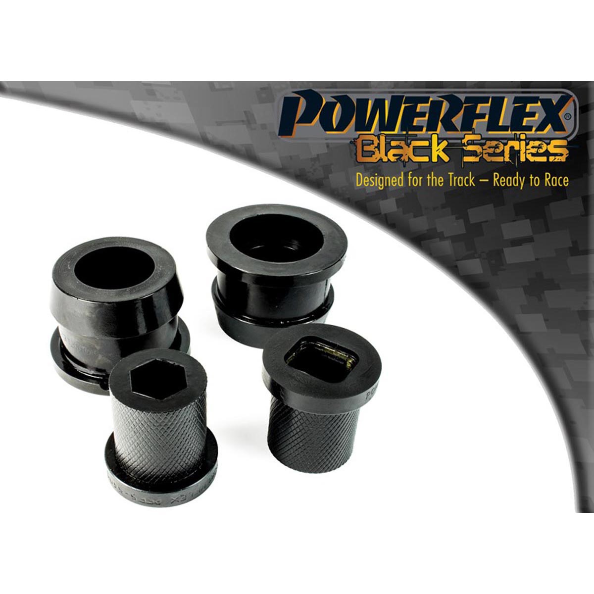 Powerflex Front Wishbone Rear Bush (E46 Hybrid) PFF5-3601BLK For BMW 3 Series E36 Compact (1993-2000)