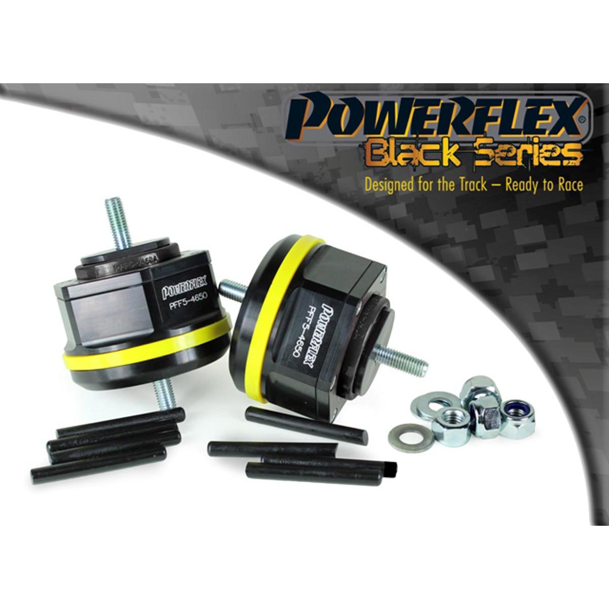 Powerflex Engine Mount PFF5-4650BLK For BMW 3 Series (1999 - 2006) E46 Compact