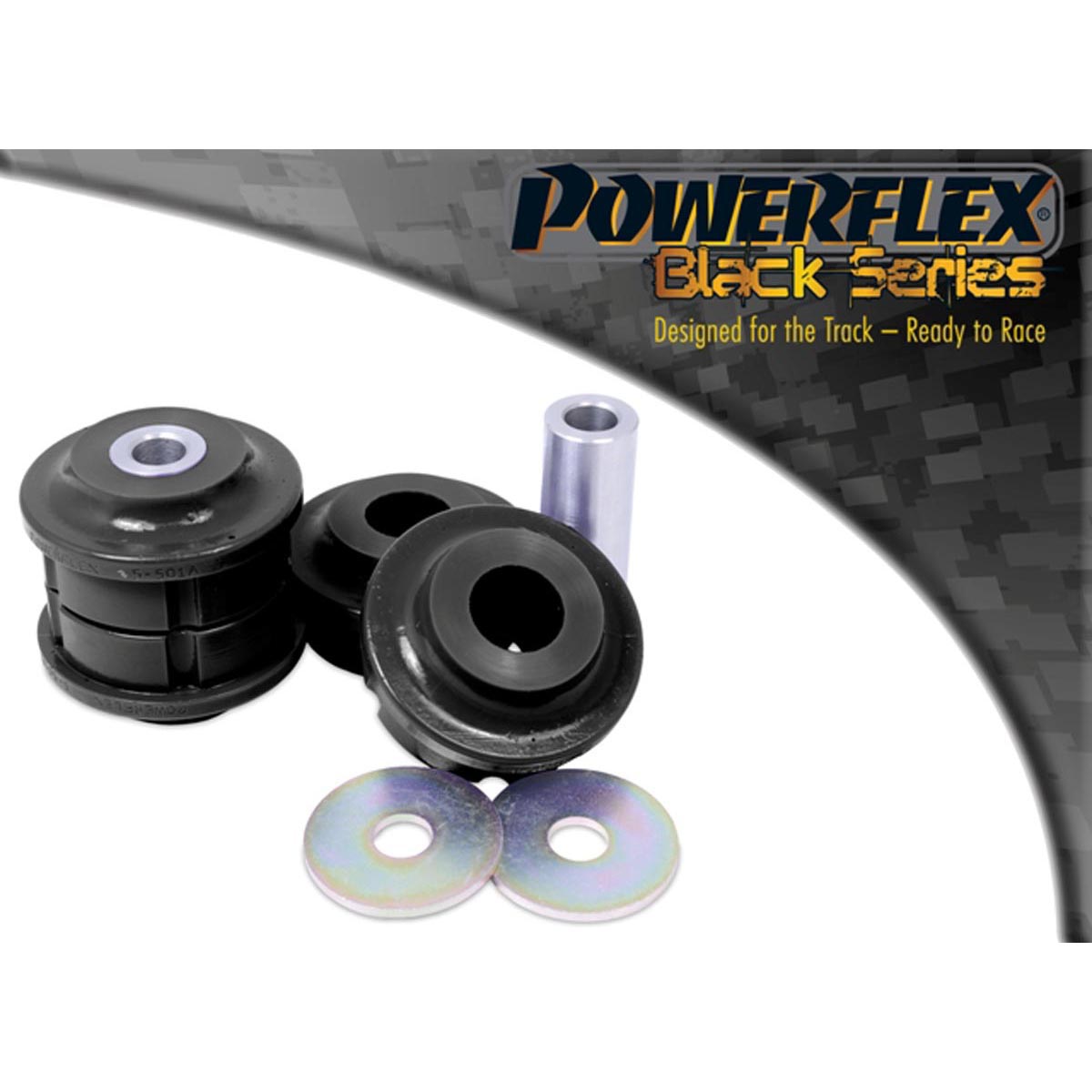 Powerflex Front Lower Tie Bar To Chassis Bush PFF5-501BLK For BMW 5 Series E39 540 Touring (1996 - 2004)