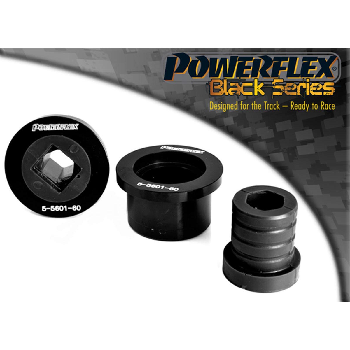 Powerflex Front Wishbone Rear Bush, Aluminium Outer PFF5-5601-60BLK For BMW 3 Series (1999 - 2006) E46 Compact