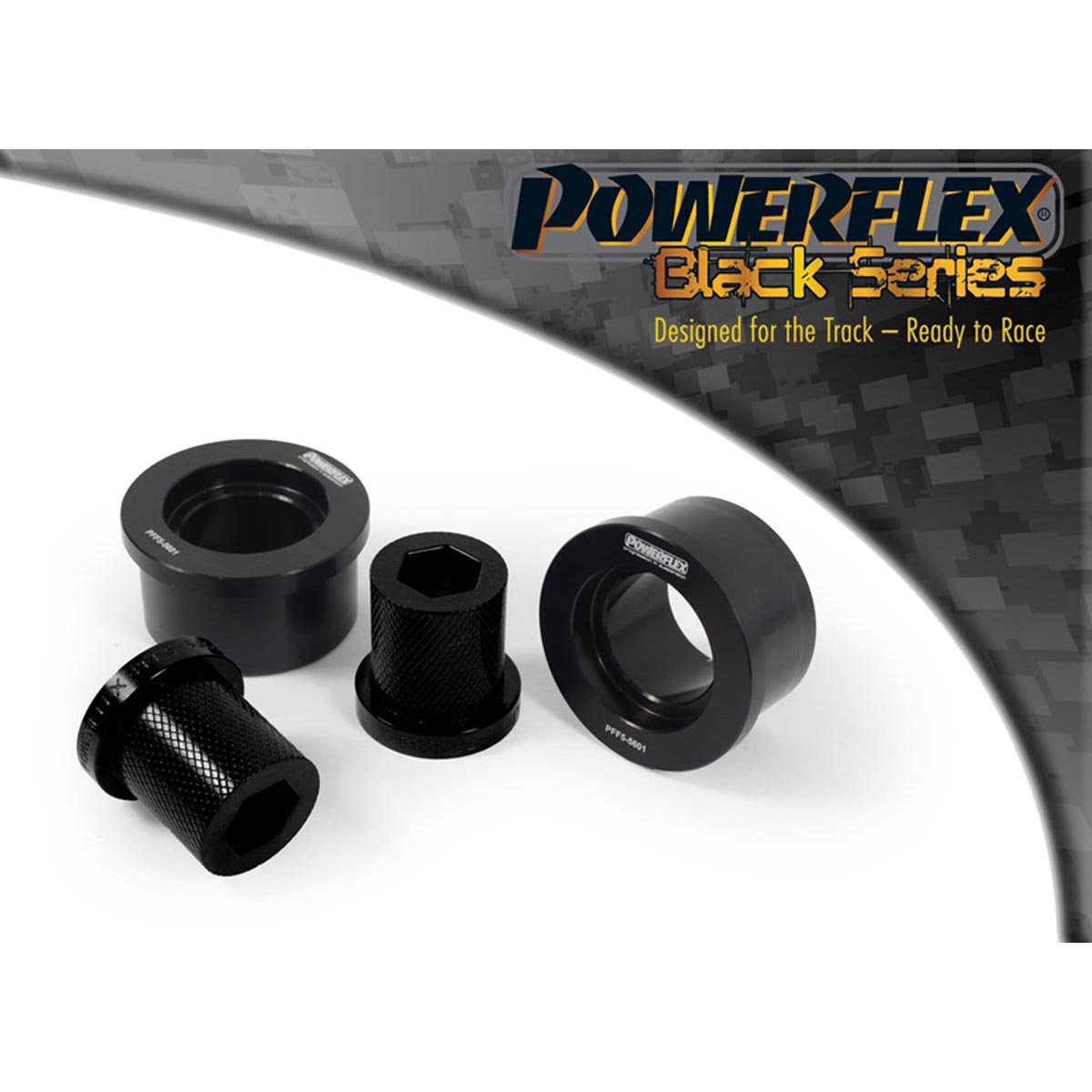 Powerflex Front Wishbone Rear Bush, Aluminium Outer PFF5-5601BLK For BMW Z Series Z4 E85 & E86 (2003-2009)