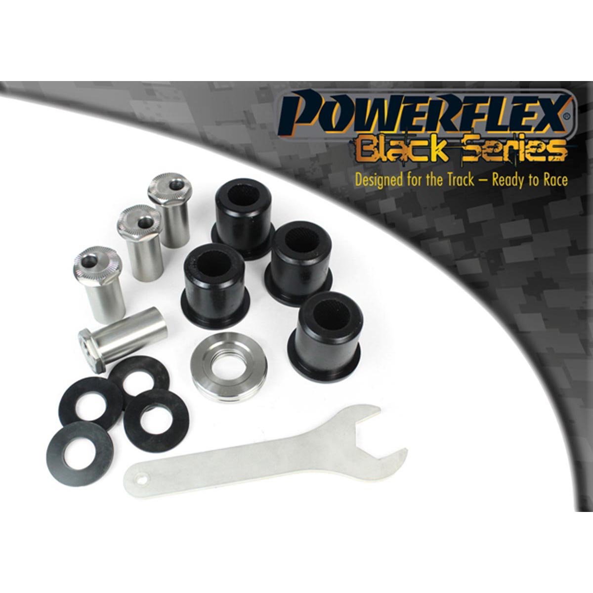 Powerflex Front Upper Wishbone Bush Camber Adjustable PFF5-6004GBLK For BMW i8 (2014 - ON)