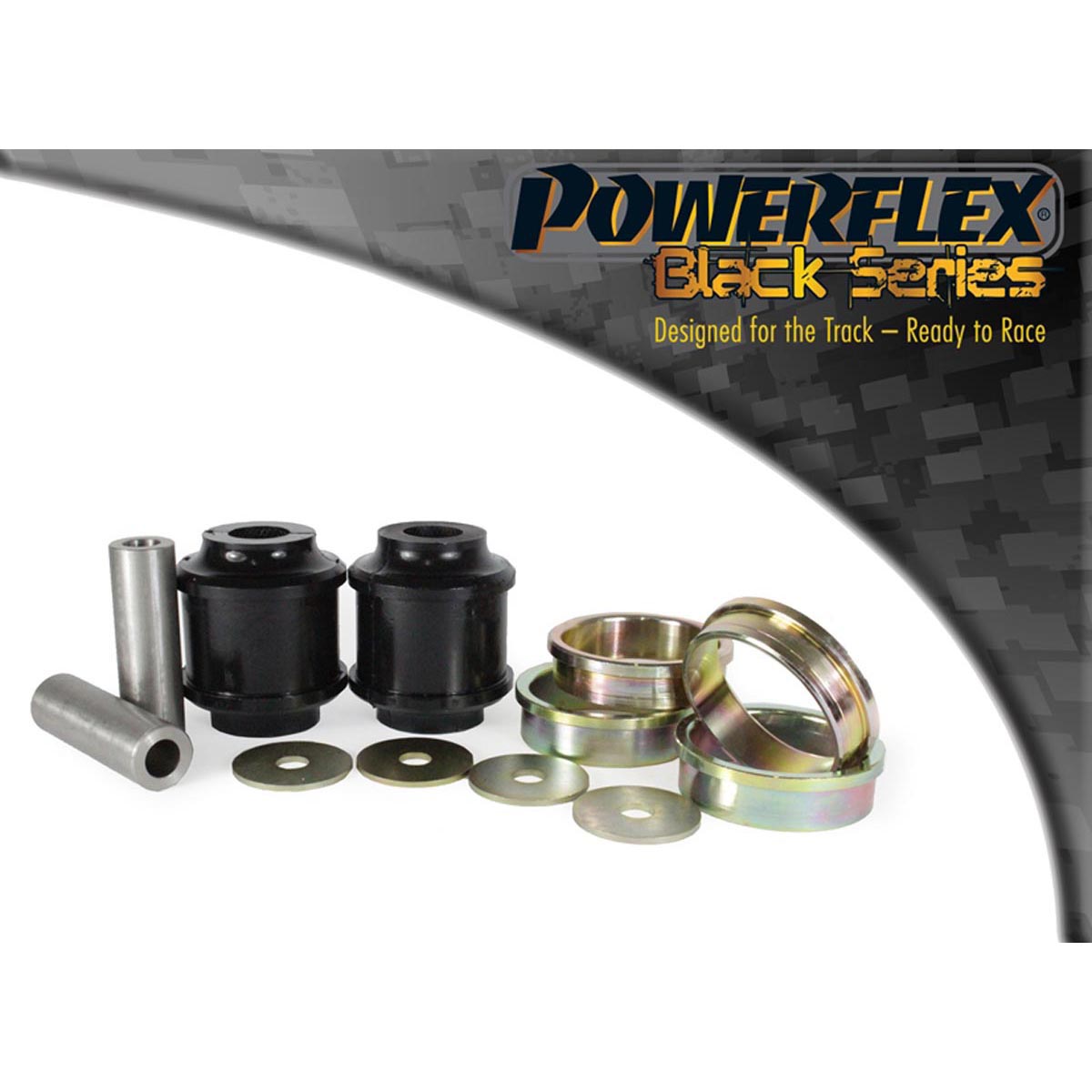 Powerflex Front Radius Arm to Chassis Bush PFF5-6201BLK For BMW 6 Series F06 Sedan / F12 Convertible / F13 Coupe M6 (2011-2018)