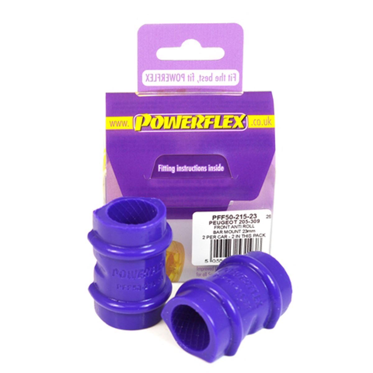 Powerflex Anti Roll Bar Bush 23mm PFF50-215-23 For Peugeot 205 GTi (1985-1998)