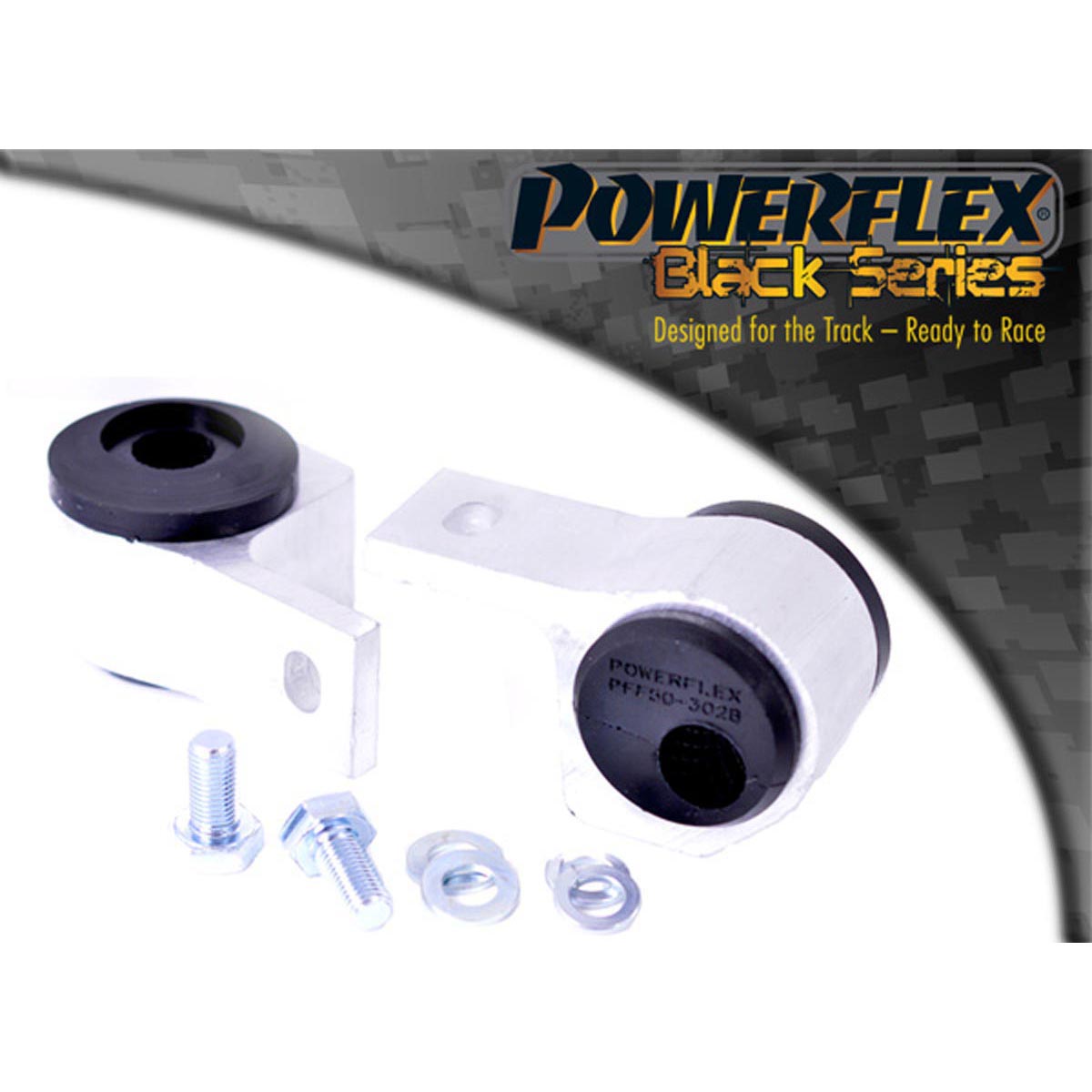 Powerflex Front Arm Rear Bush Anti-Lift & Caster Offset PFF50-302BLK For Citroen ZX (1994-2009)